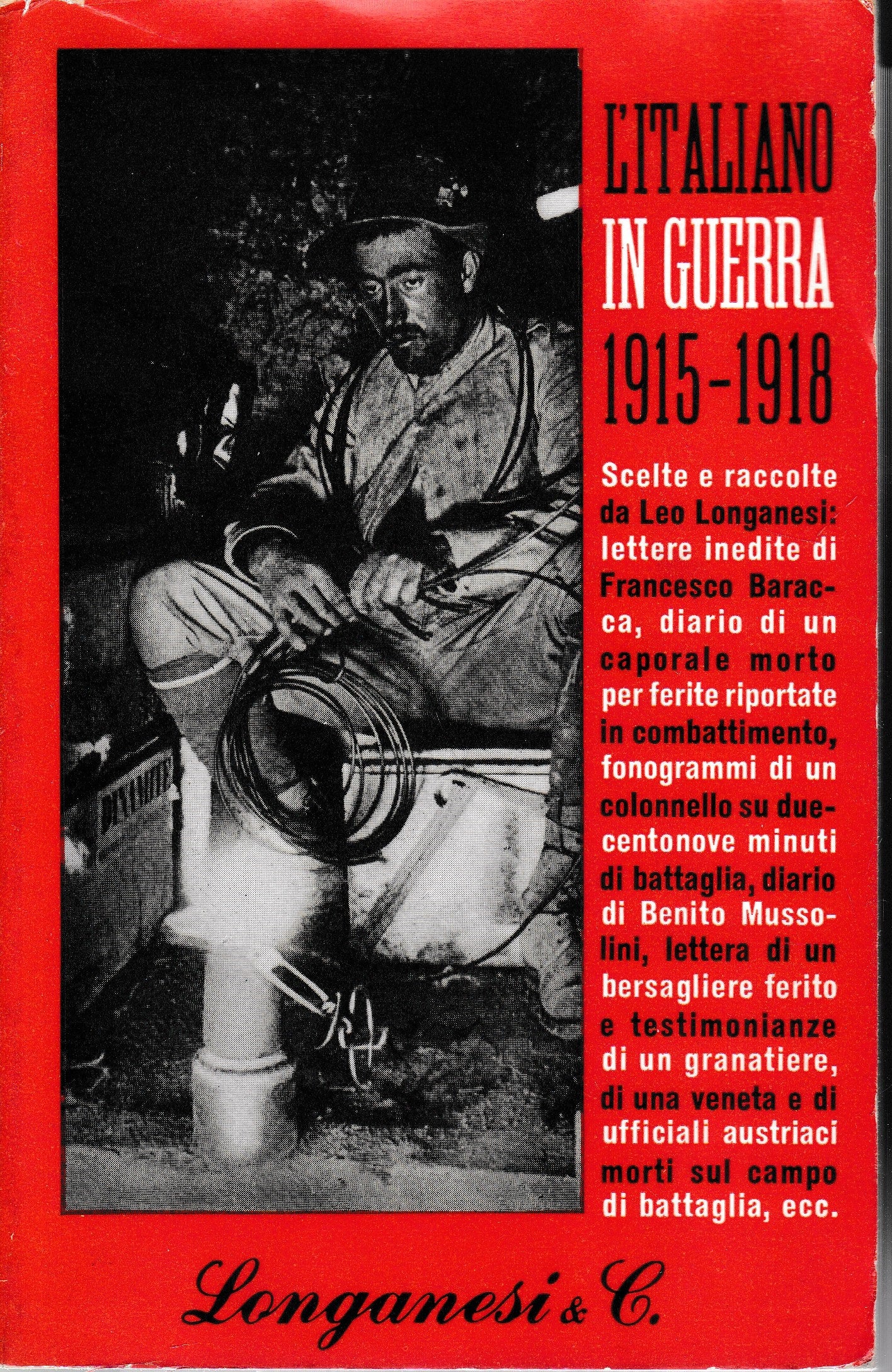 L'italiano in guerra 1915-1918 - copertina