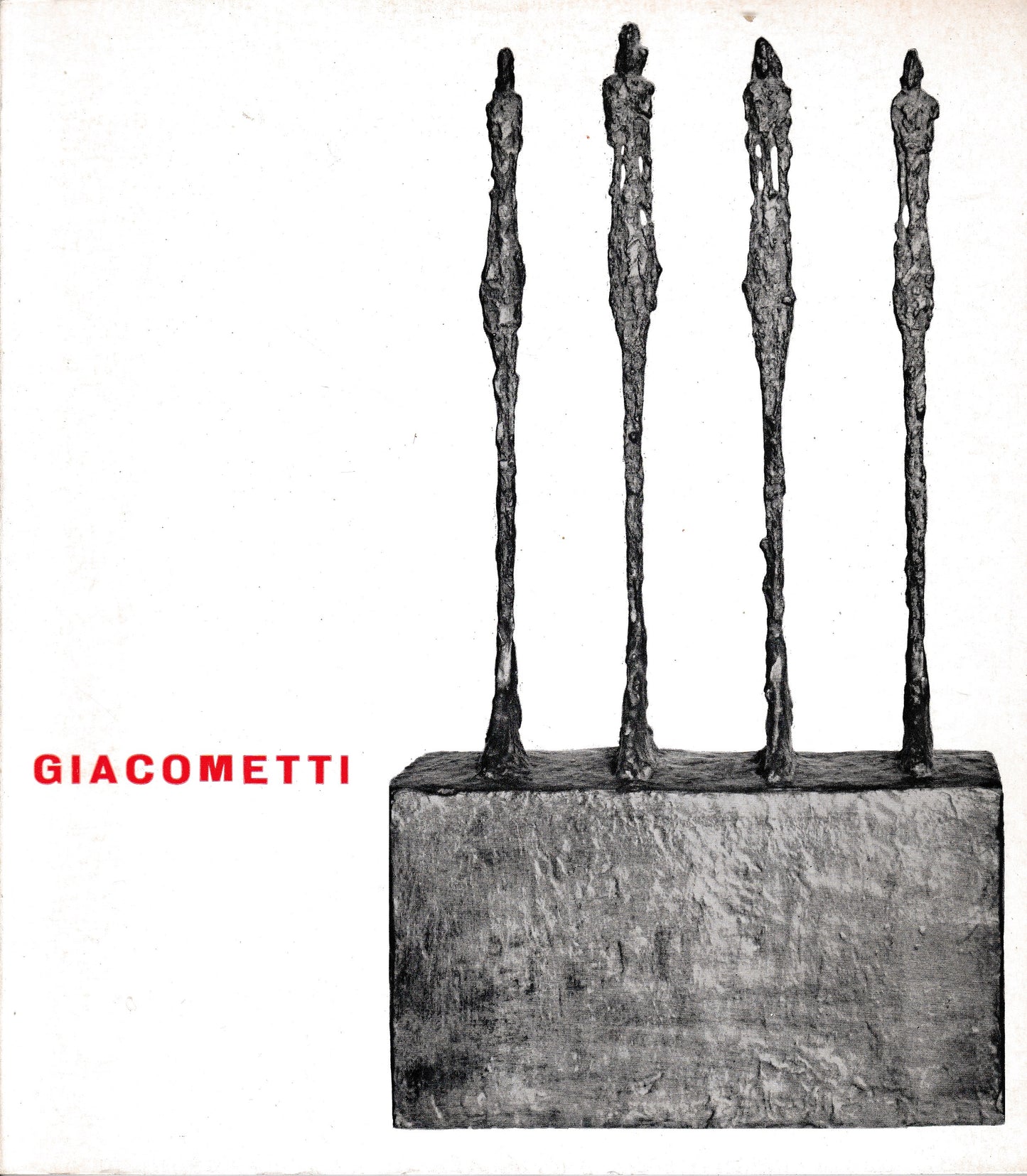 Alberto Giacometti (1901-1966). Mostra all'Accademia di Francia, Villa Medici, Roma 24 Ottobre - 18 Dicembre 1970 - copertina