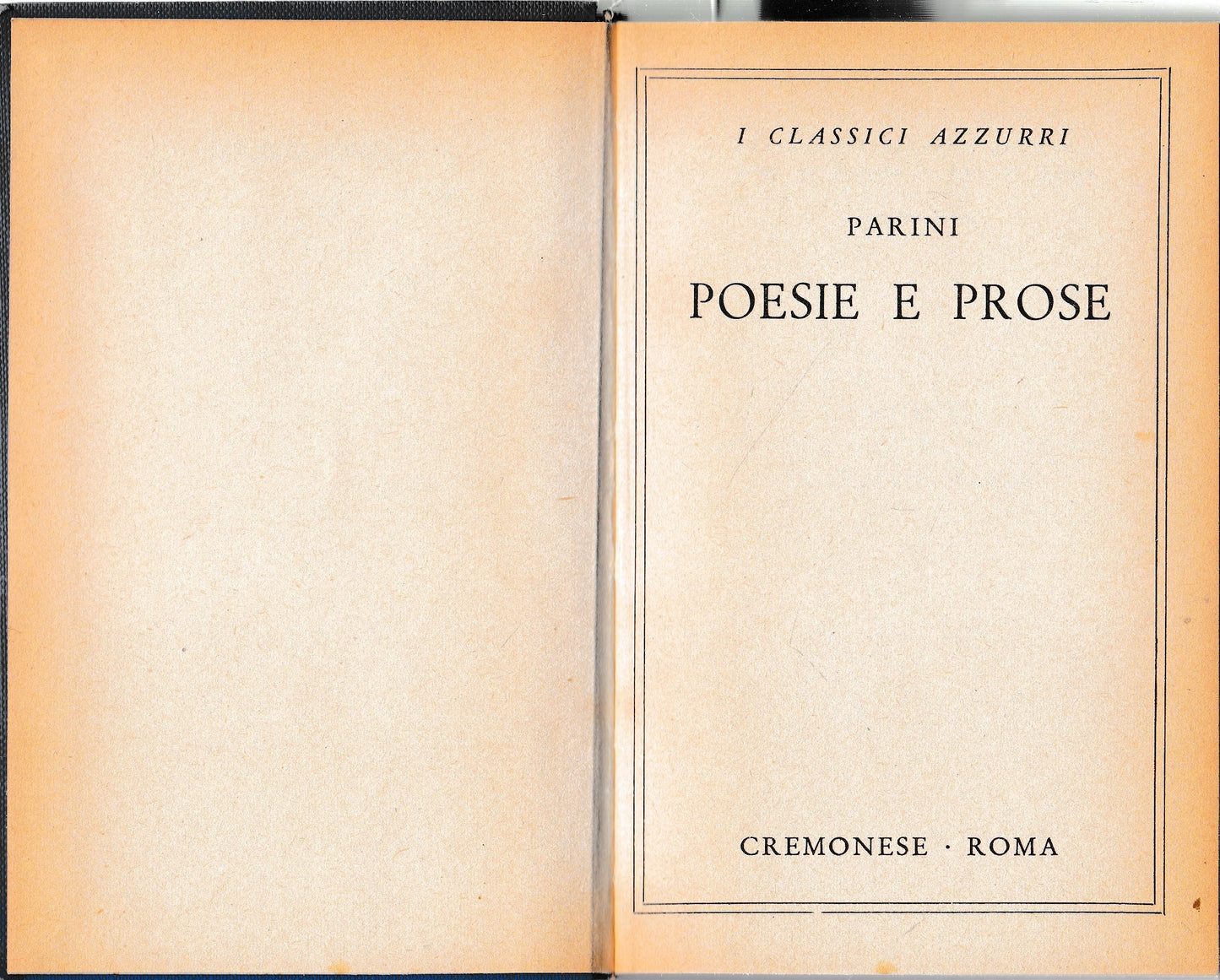 Poesie e prose - copertina