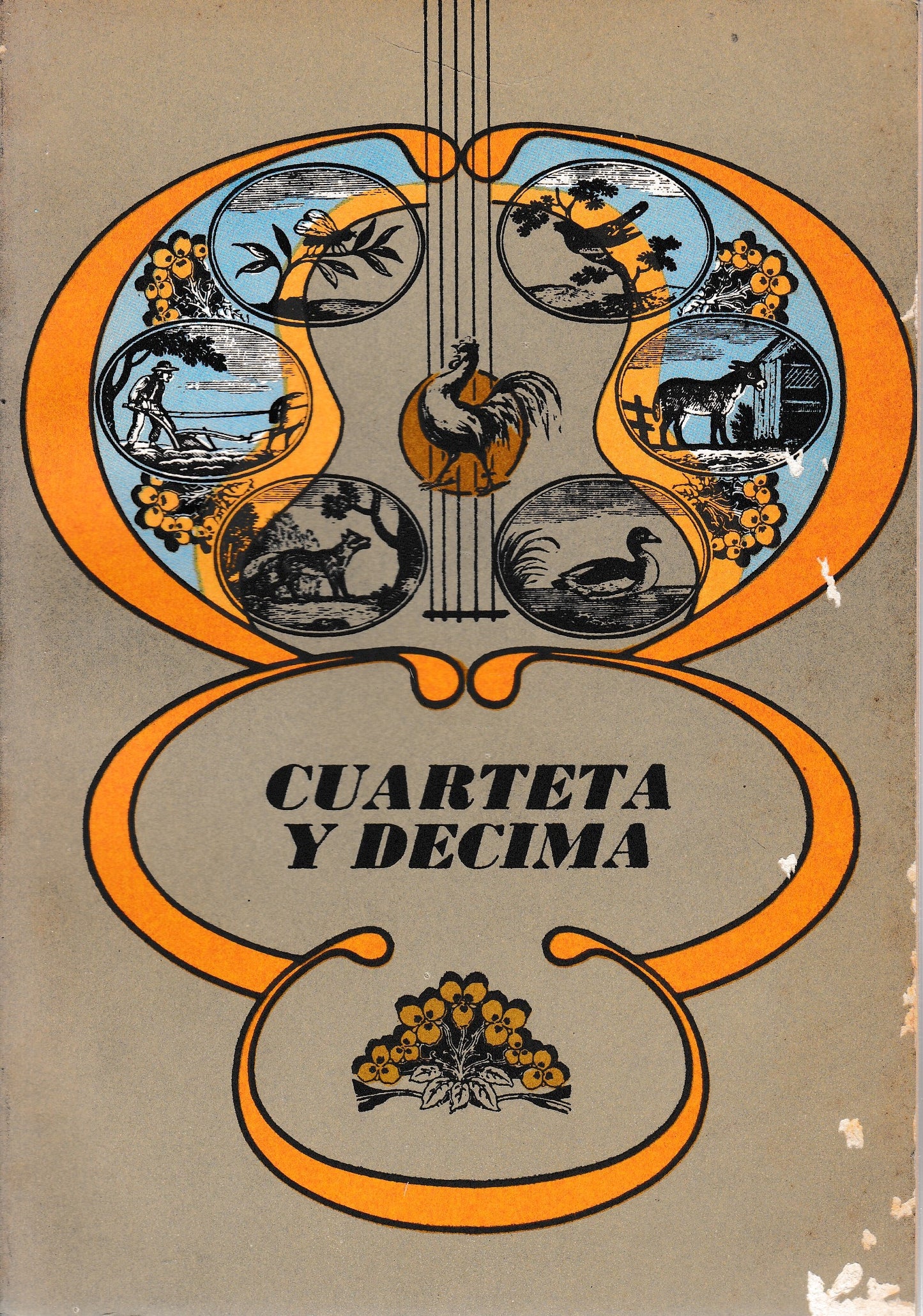 Cuarteta y decima. Folklore oral de Cuba - copertina
