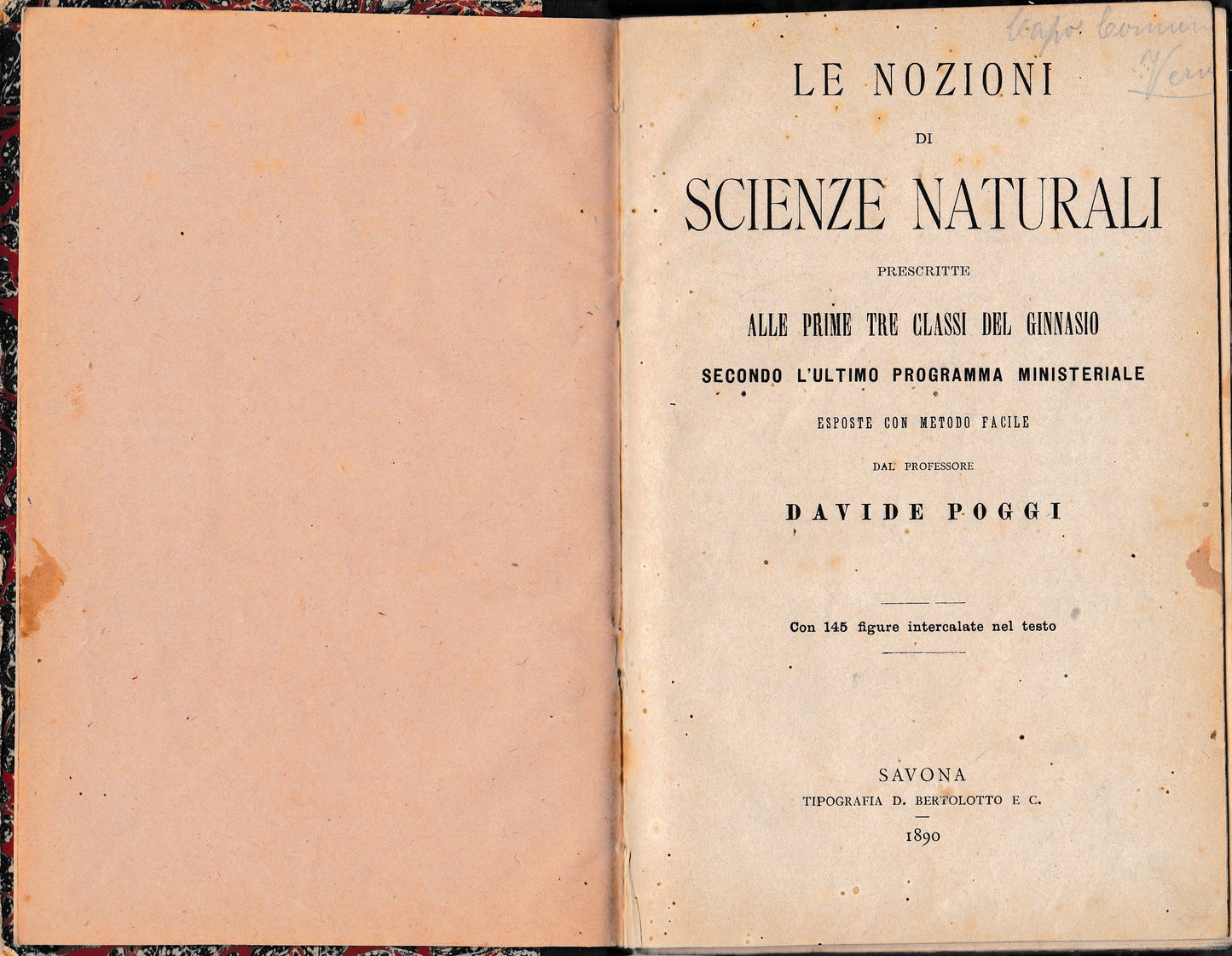 Le nozioni di Scienze Naturali - copertina