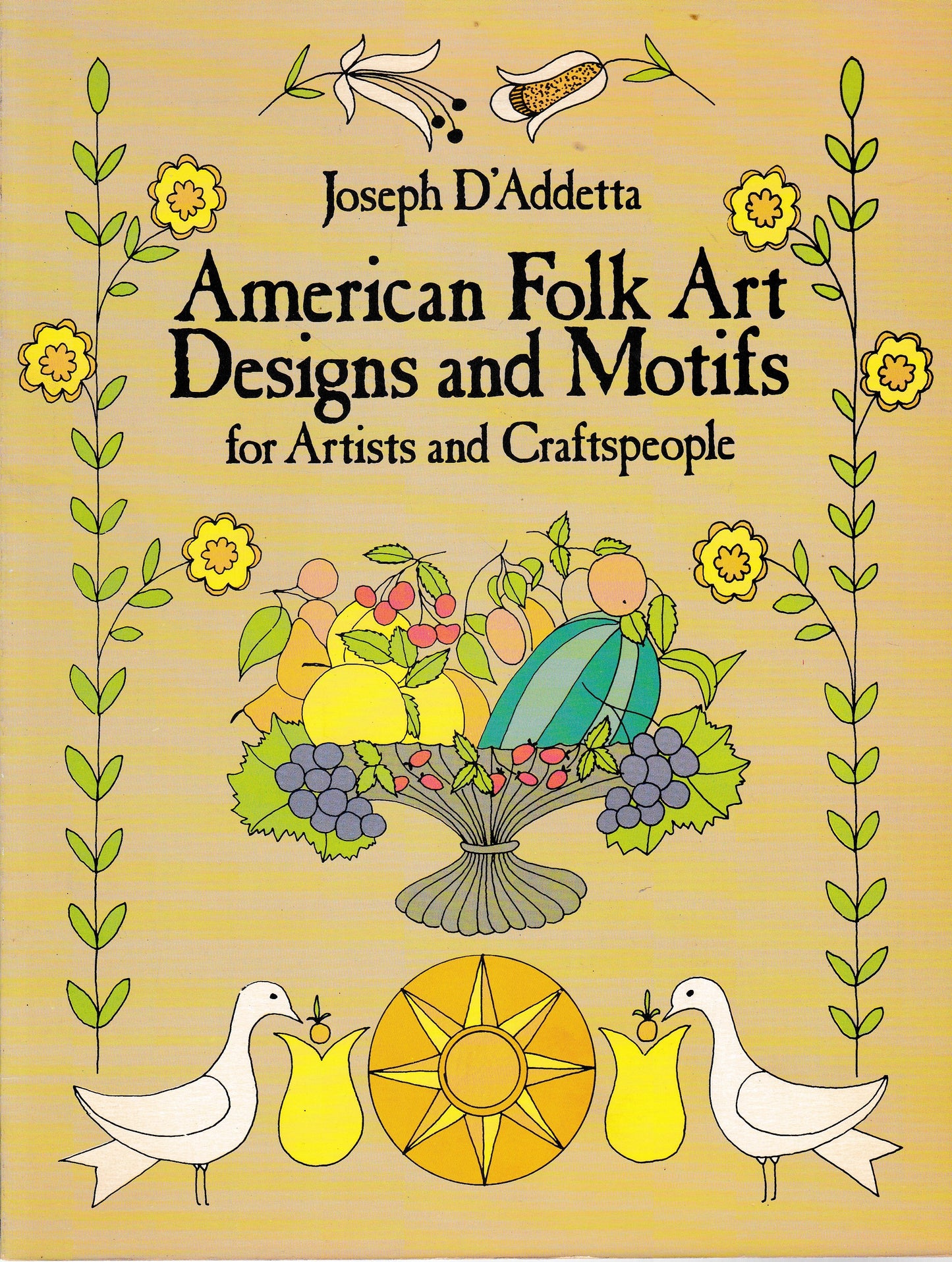 American Folk Art Designs and Motifs for Artists and Craftspeople - copertina
