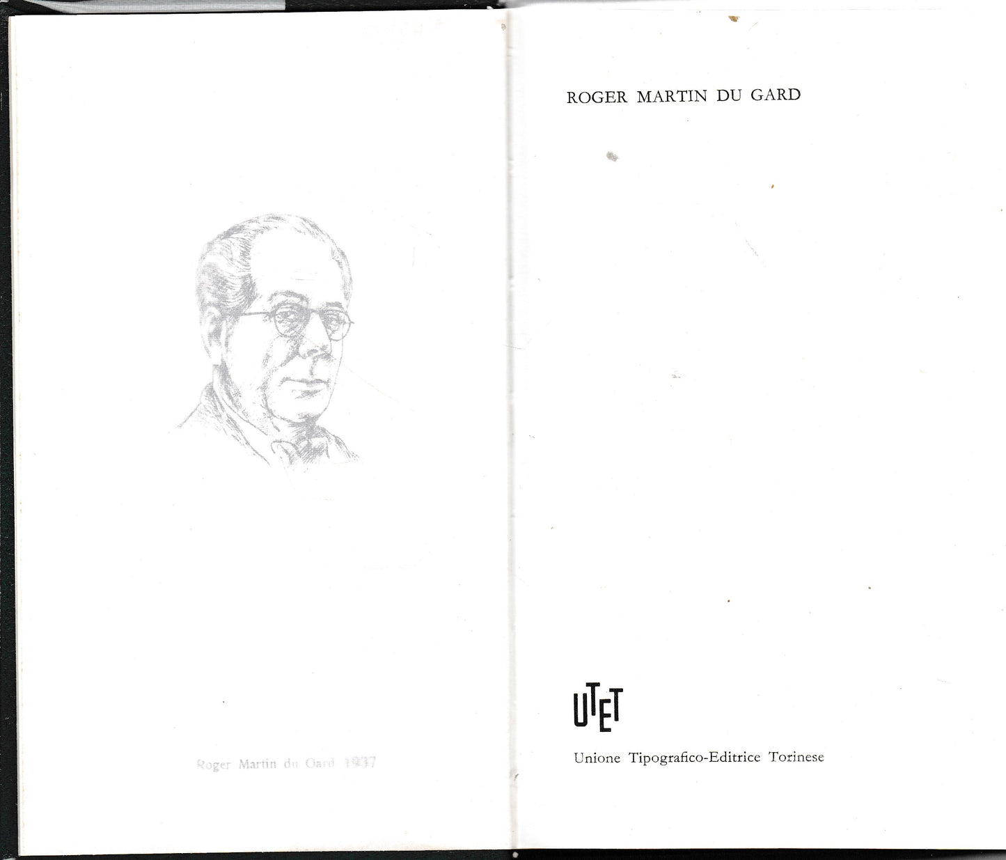 Roger Martin Du Gard. Premio Nobel 1937 - copertina