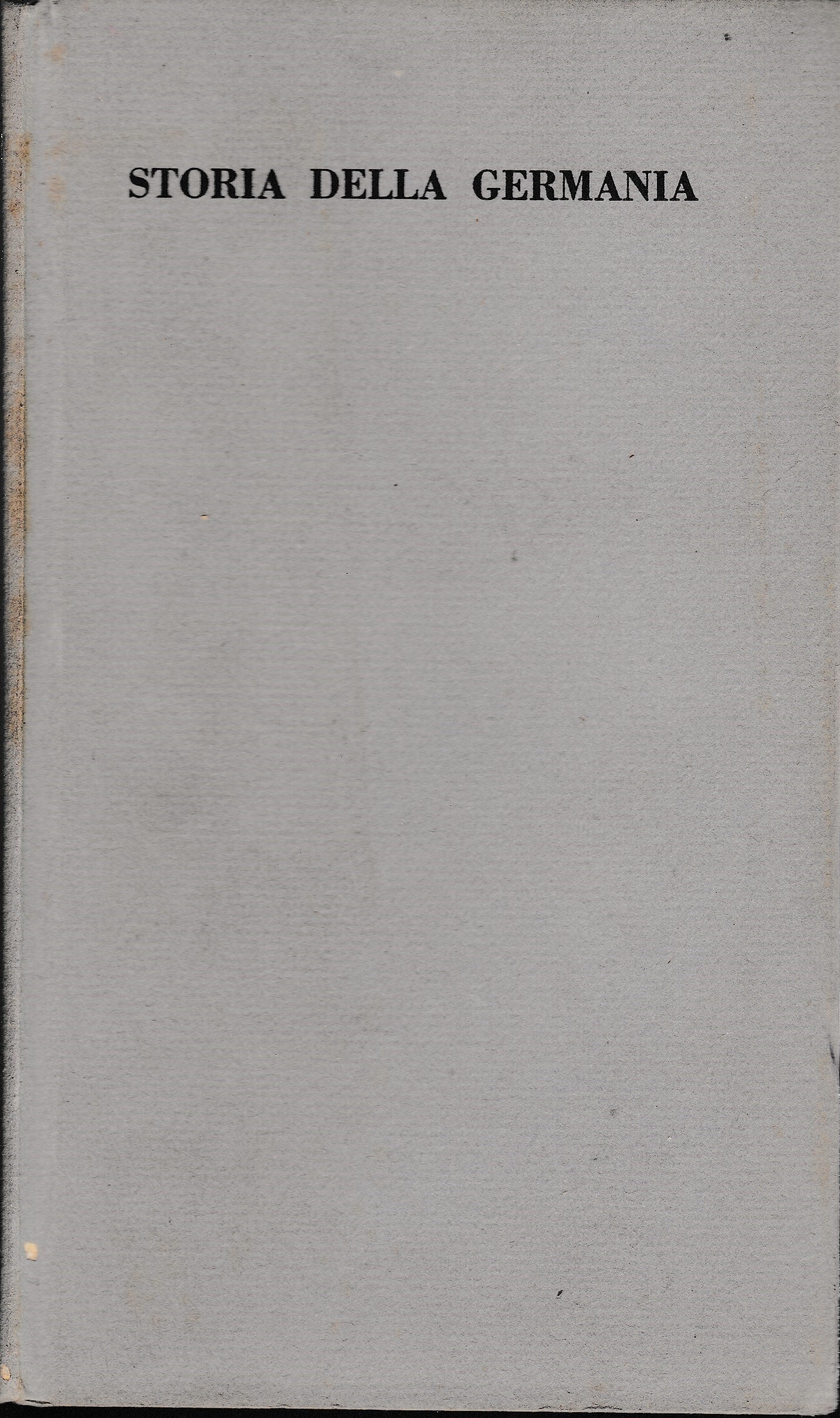 Storia della Germania - copertina