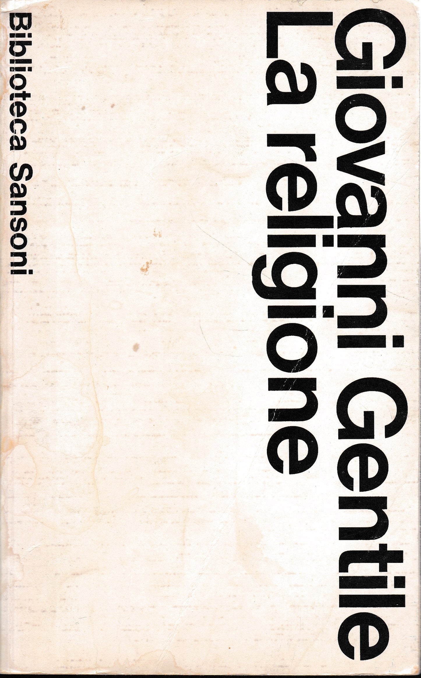 La religione - copertina