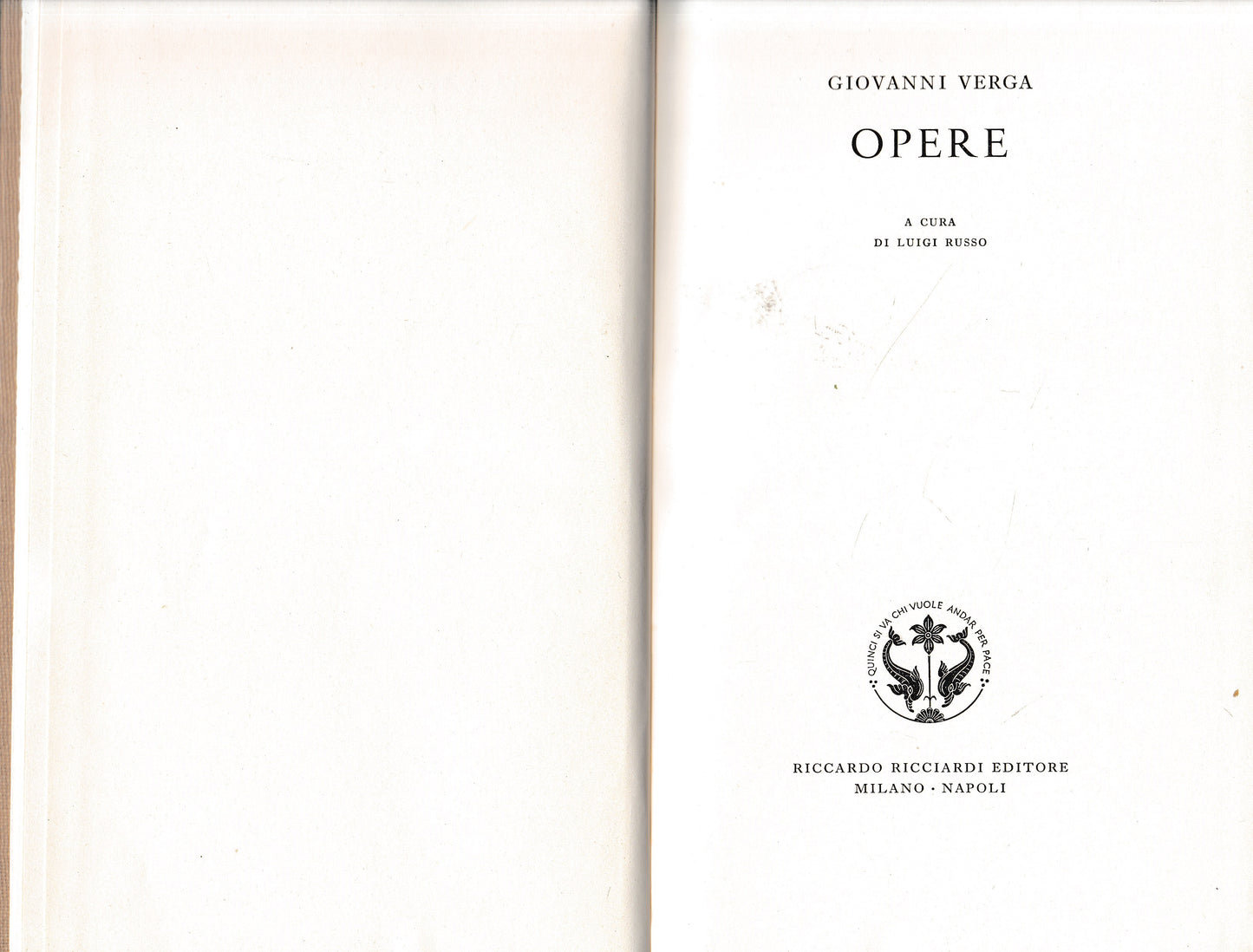 La letteratura italiana. Storia e testi. Opere, volume 63 - copertina