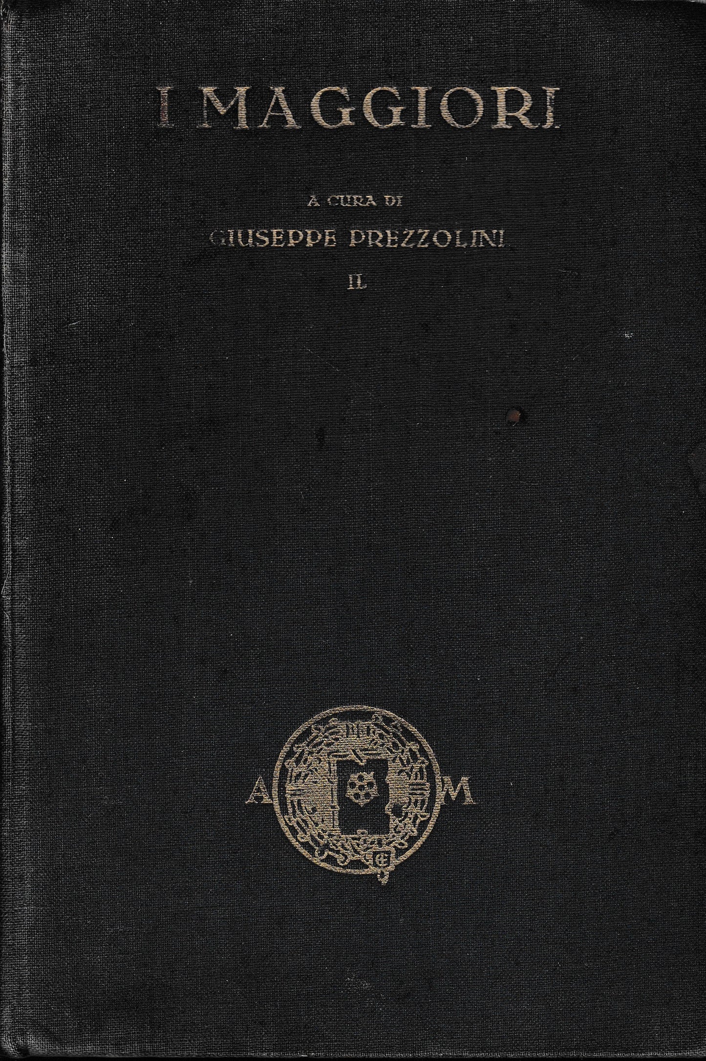 I maggiori autori della letteratura italiana, volume II° - copertina