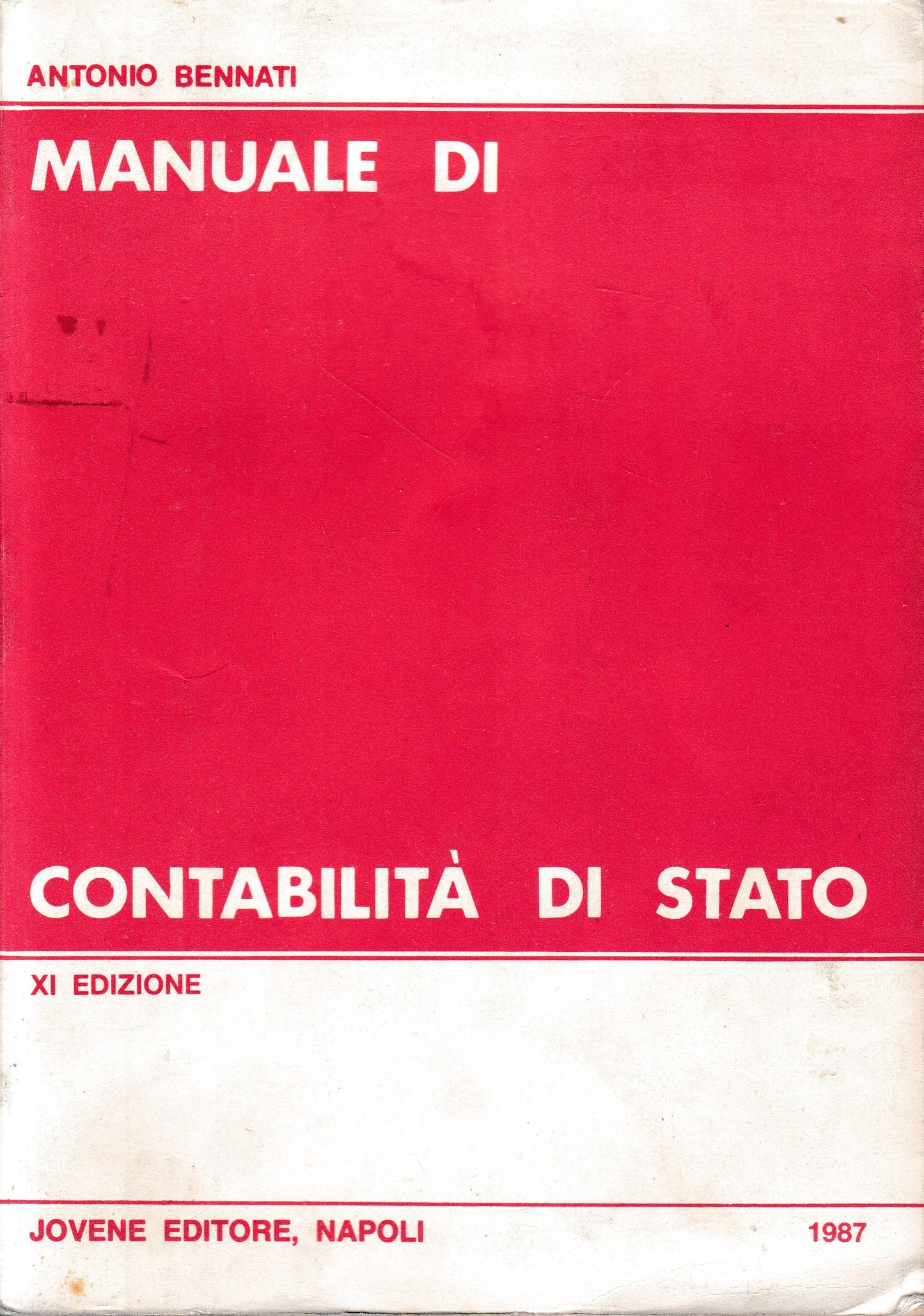 Manuale di Contabilità di Stato - copertina