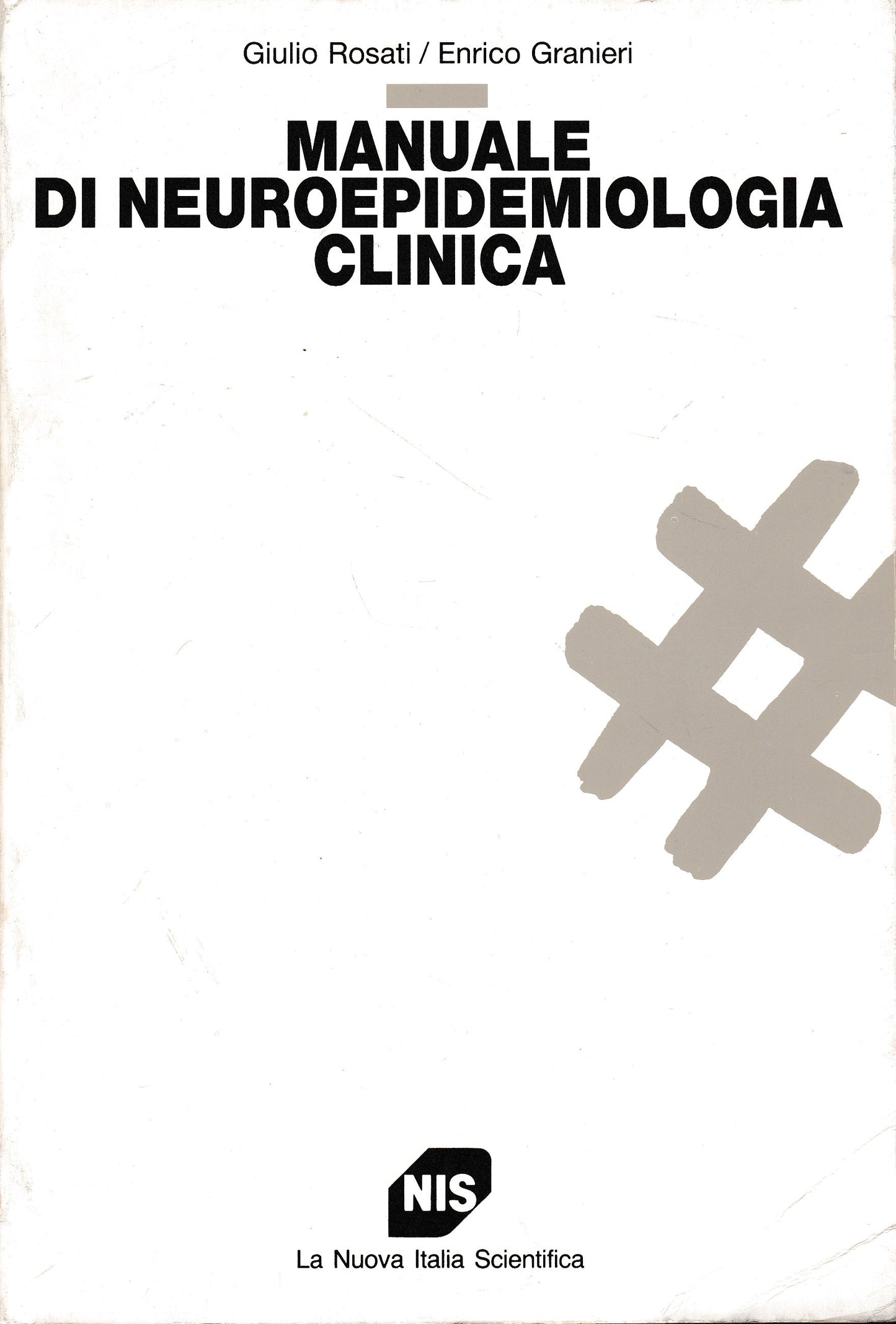 Manuale di Neuroepidemiologia clinica - copertina