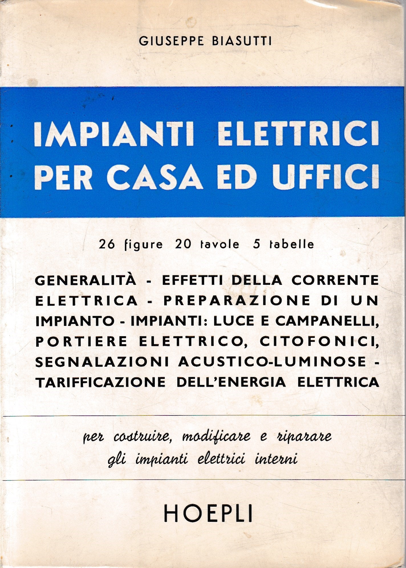 Impianti elettrici per casa ed uffici - copertina