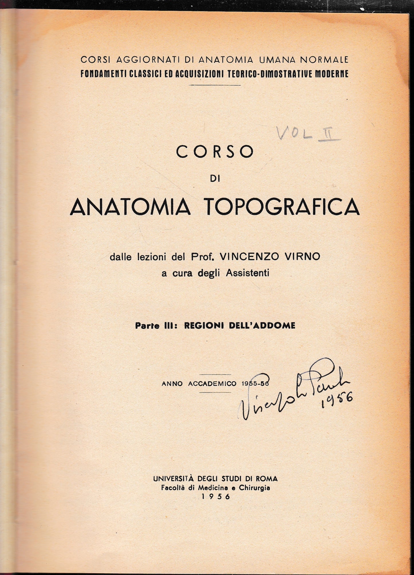 Anatomia Topografica, vol 2° - copertina
