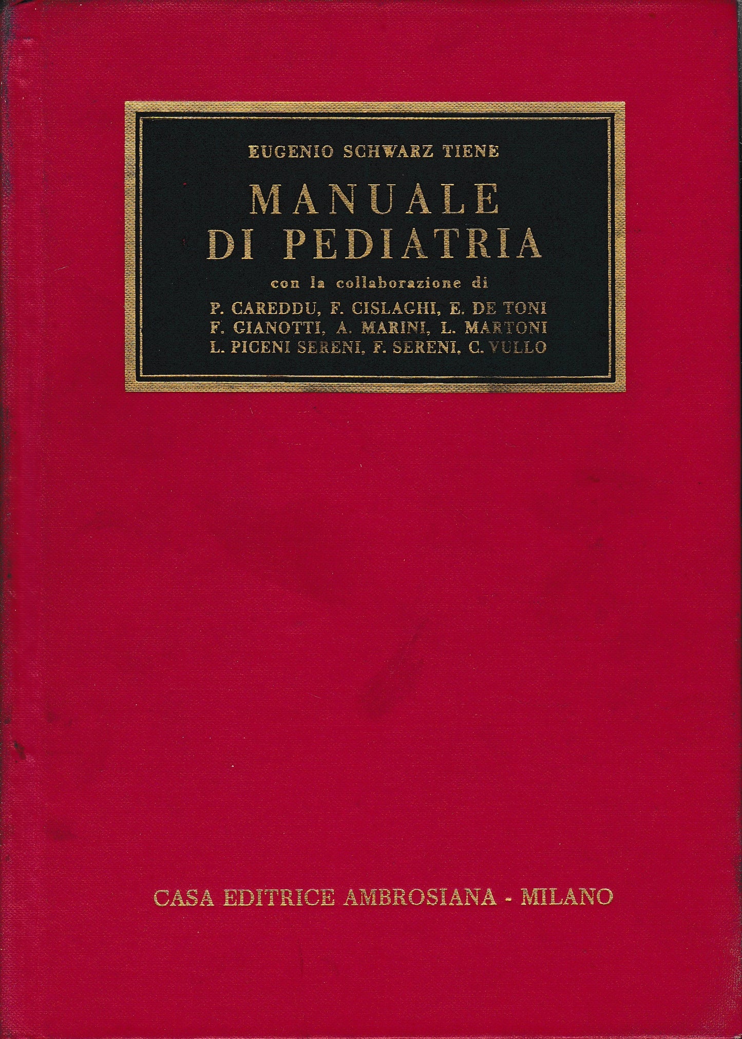 Manuale di Pediatria - copertina