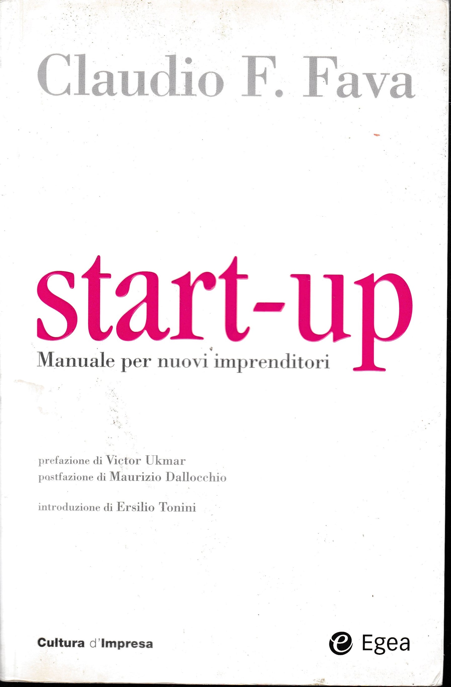 Start-up. Manuale per nuovi imprenditori - copertina