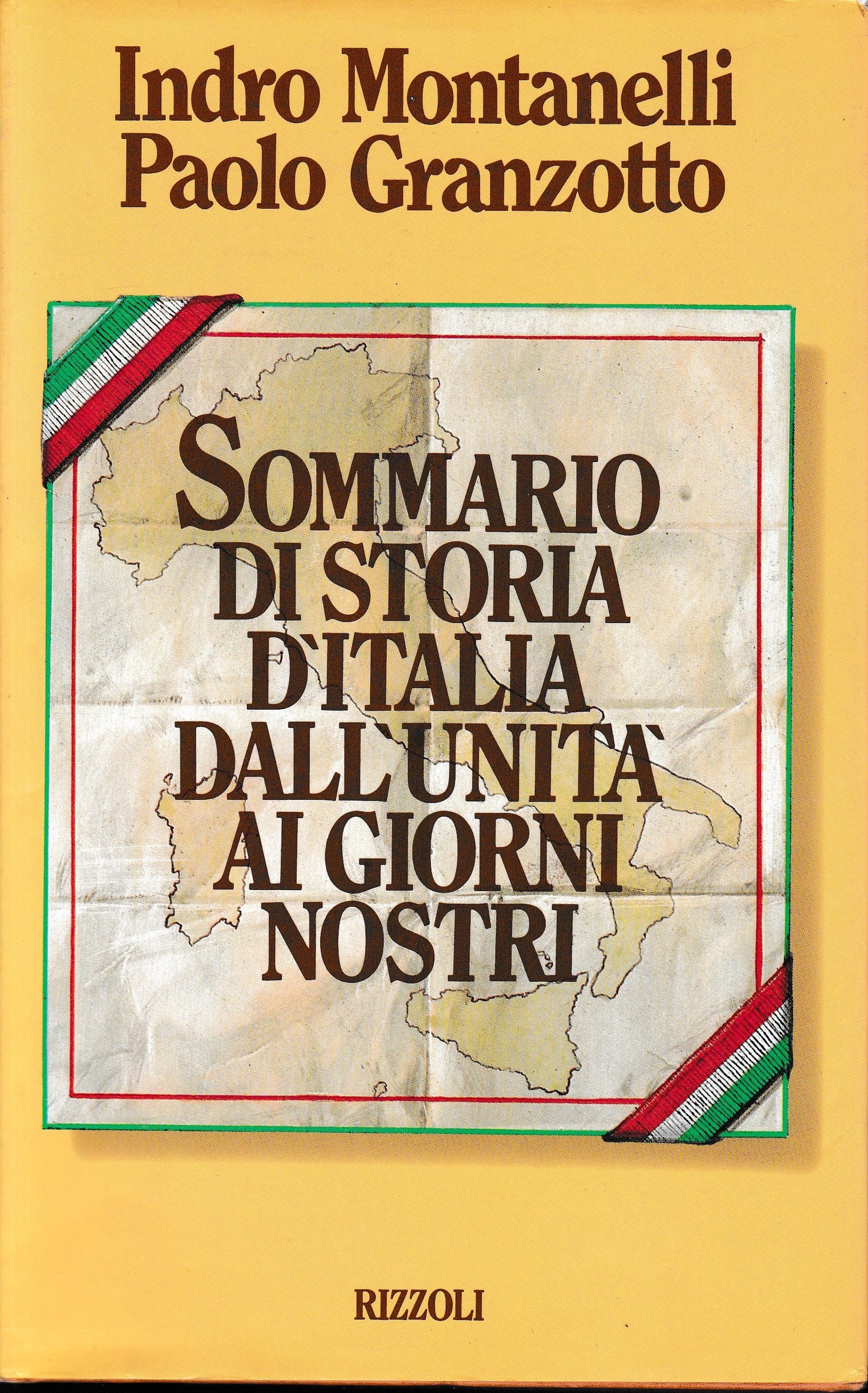 Sommario di storia d'Italia dall'Unita' ai giorni nostri - copertina