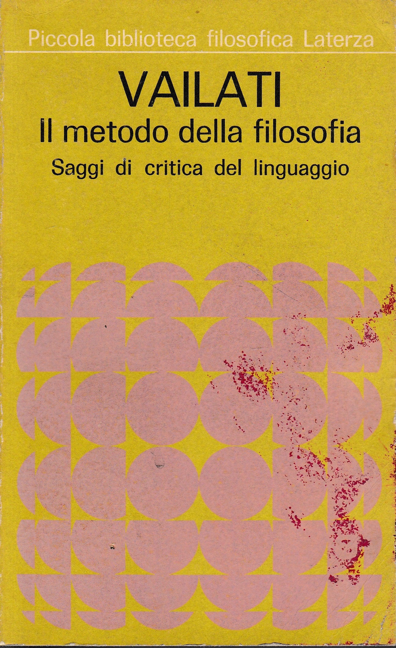 Il metodo della filosofia - copertina