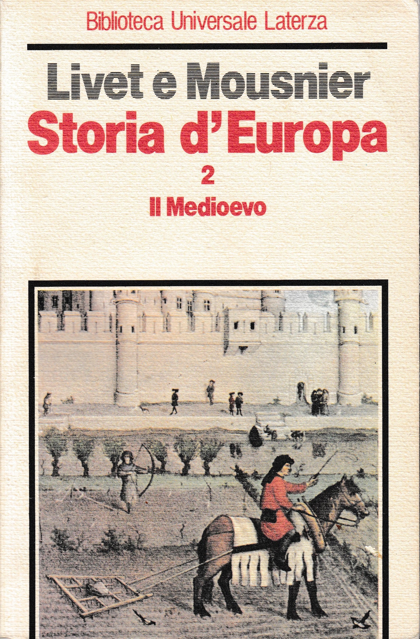 Storia d'Europa. Il Medioevo, volume 2° - copertina