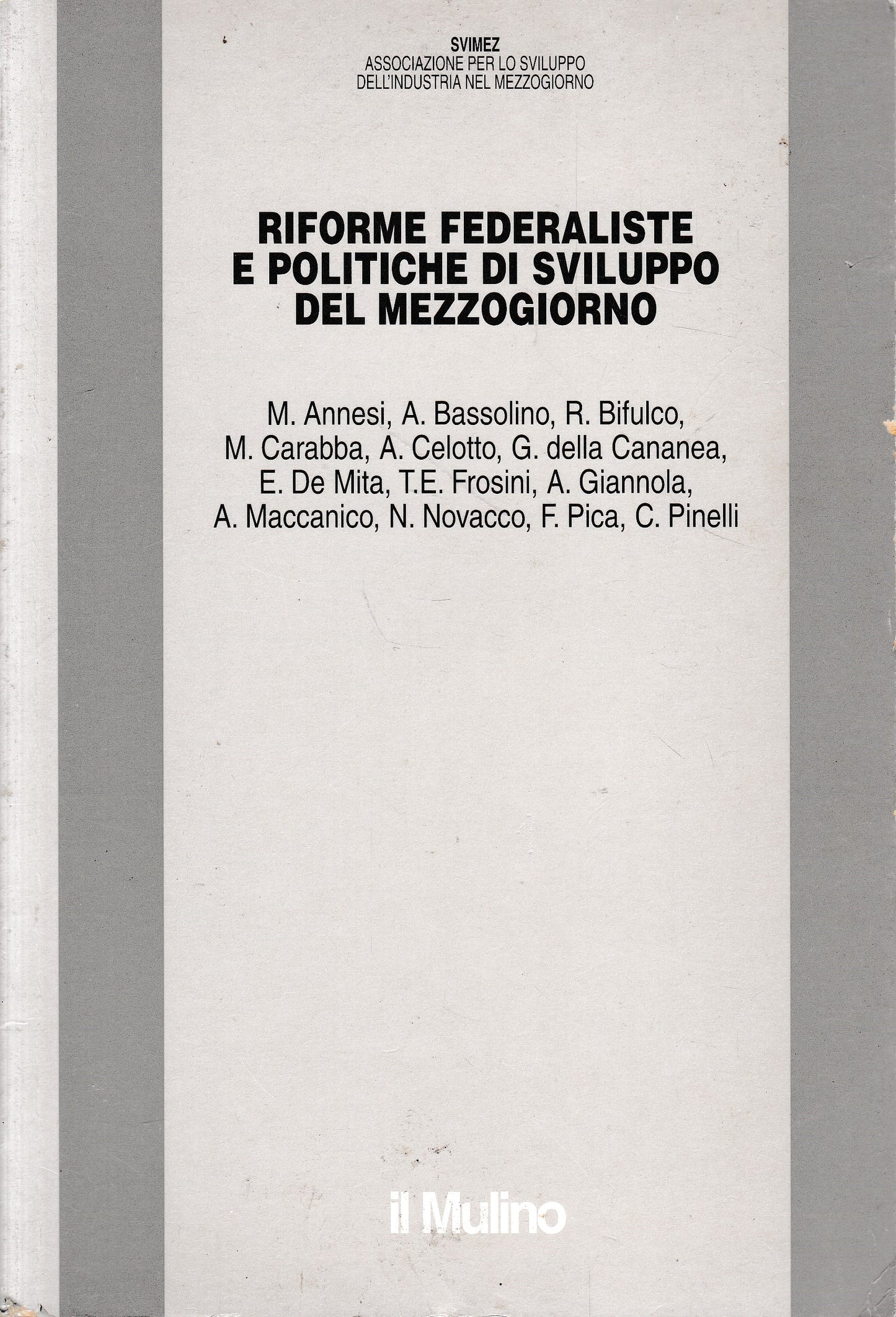 Riforme federaliste e politiche di sviluppo del Mezzogiorno - copertina