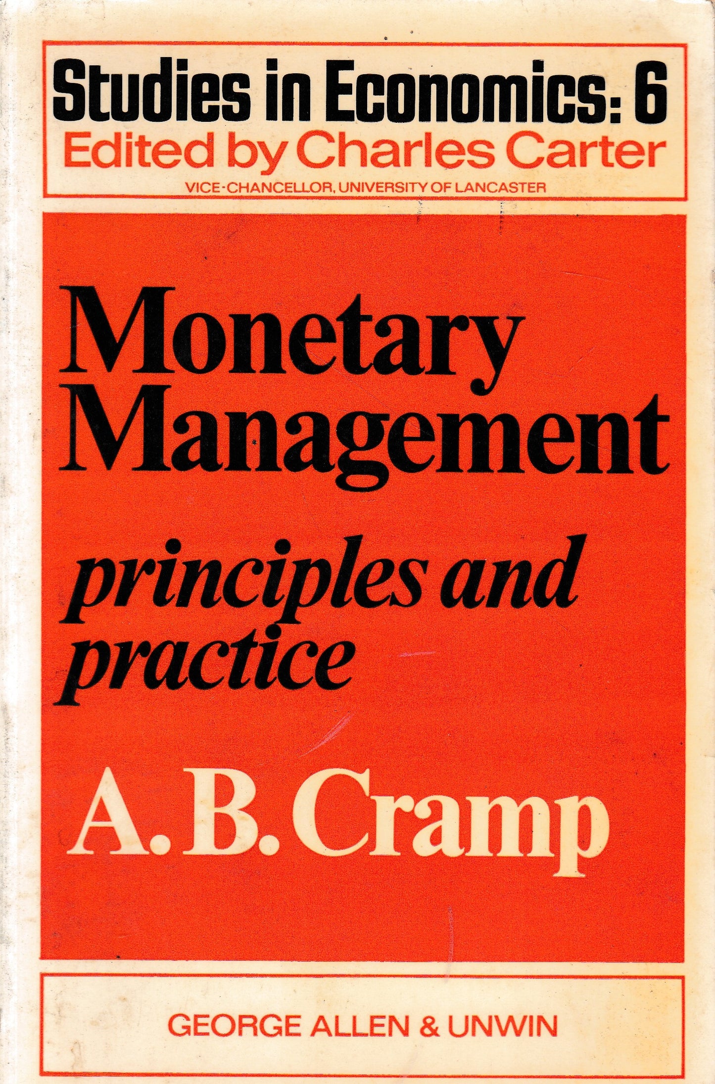 Monetary Management: Principles and Practice - copertina
