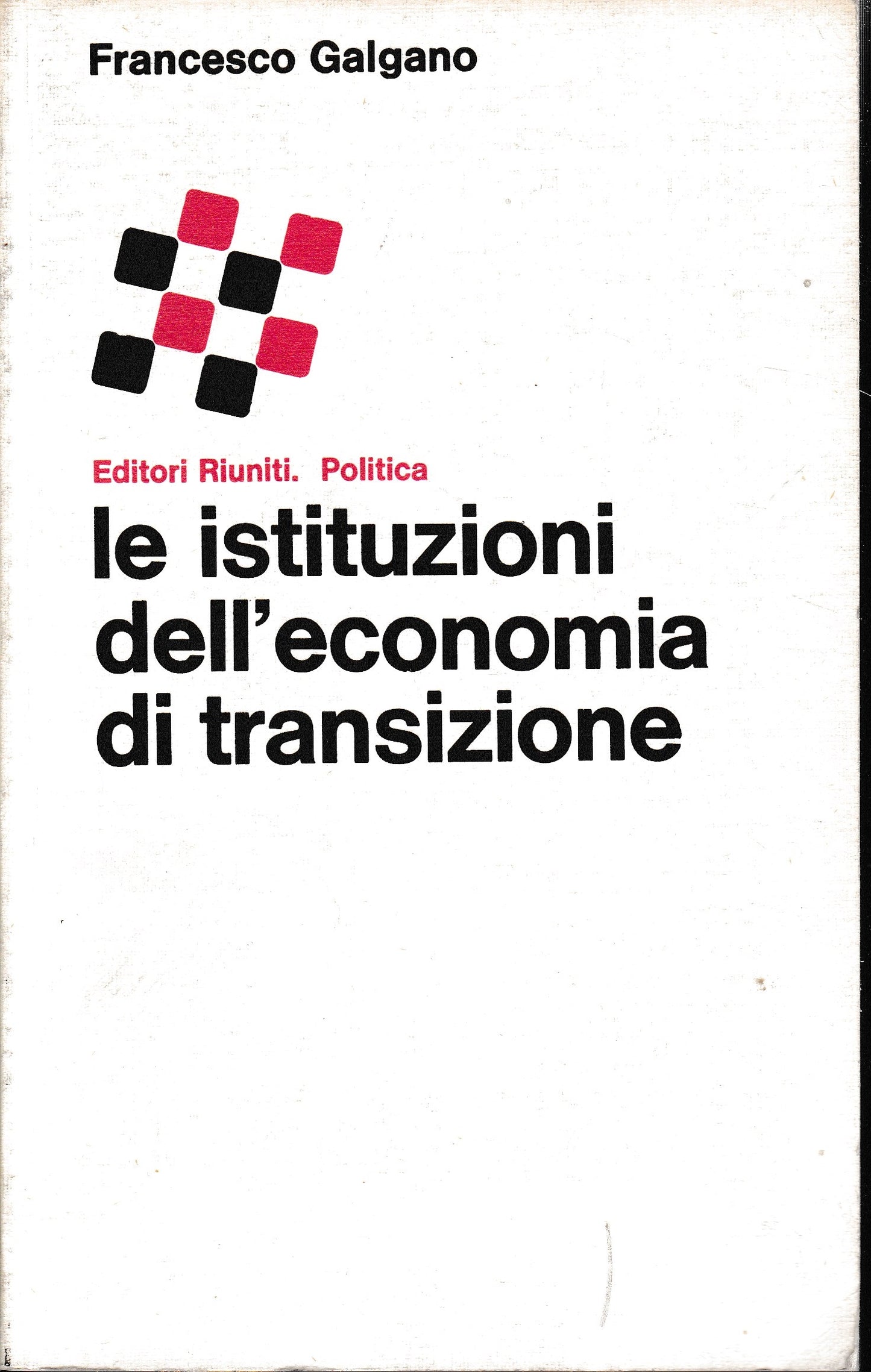 Le istituzioni dell'economia di transizione - copertina