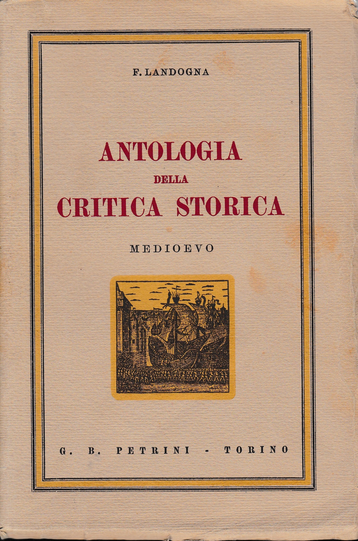 Antologia della critica storica. Medioevo - copertina