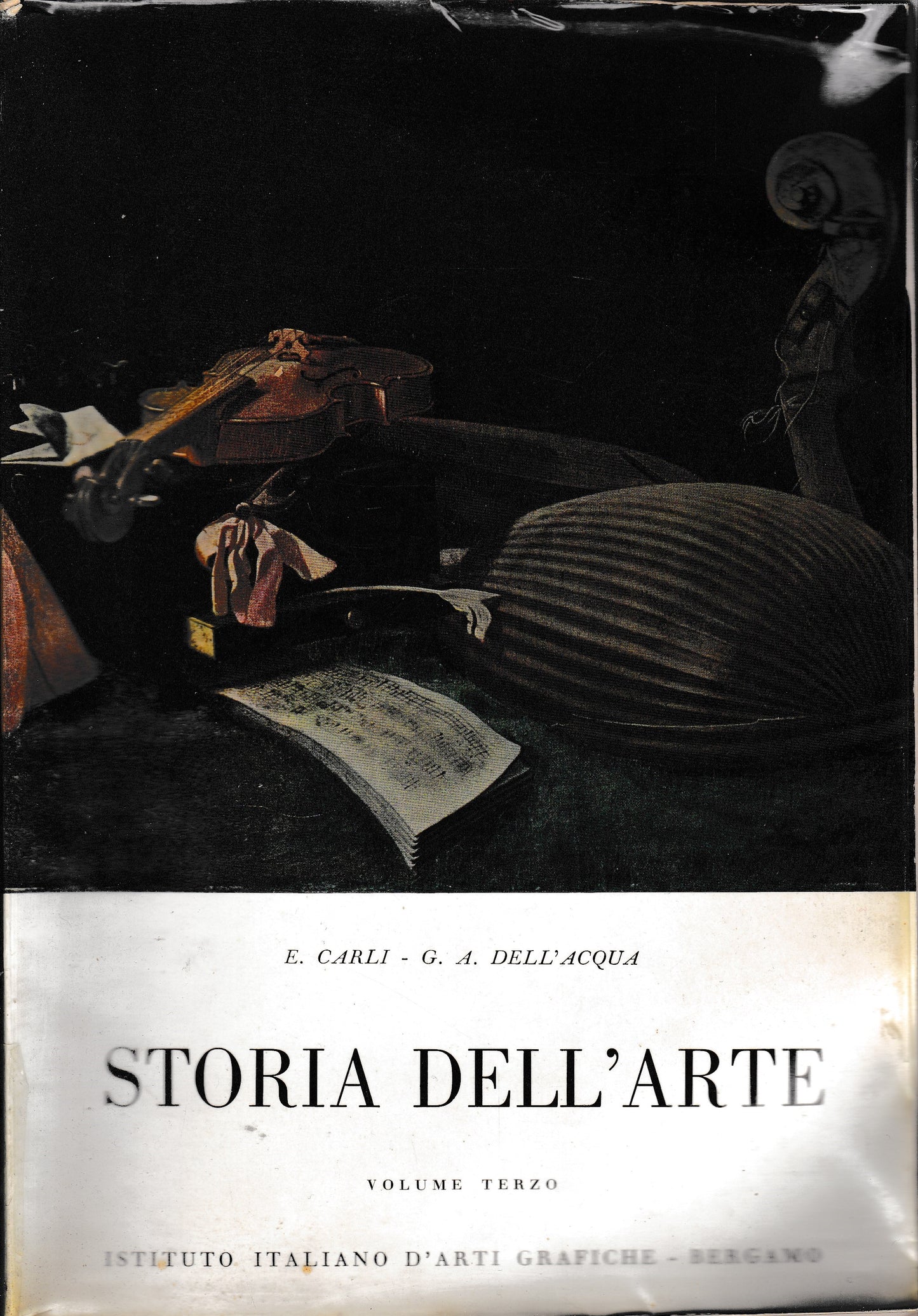 Storia dell'Arte, volume terzo, dal Cinquecento ai Contemporanei - copertina
