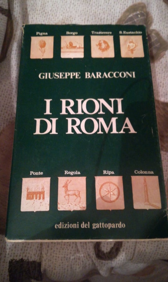 i rioni di roma - copertina