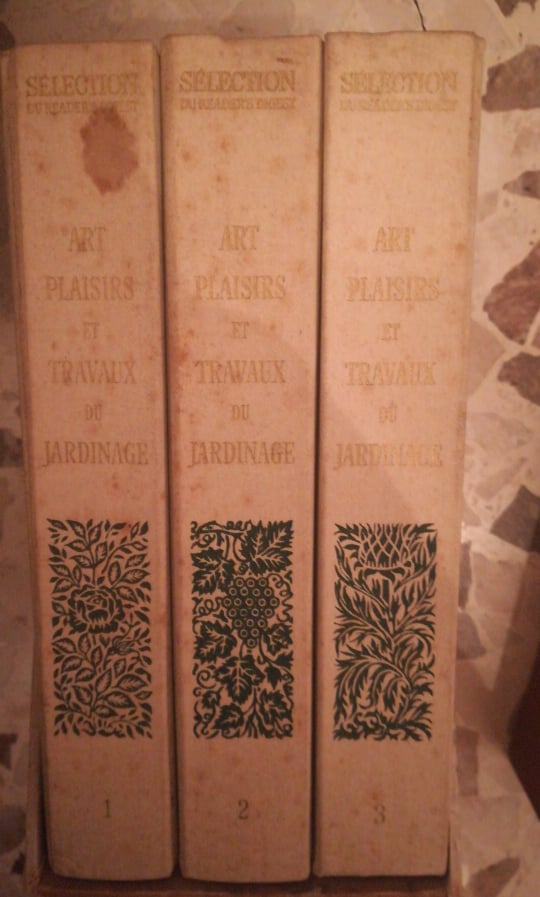 art plaisirs et travauxdu jardinage vol I-II-III - copertina