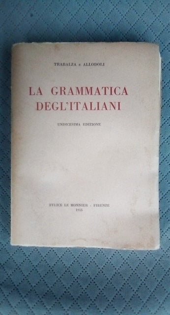 grammatica degli italiani - copertina