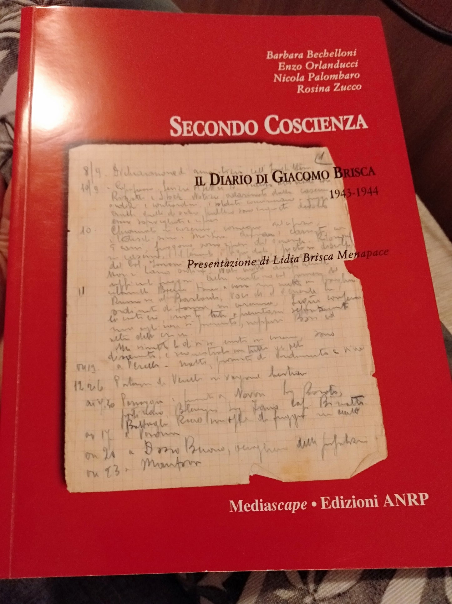 1943- 1944 Secondo coscienza il diario di Giacomo brescia - copertina