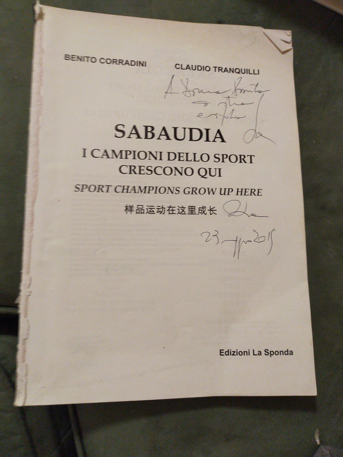 Sabaudia i campioni sport crescono qui - copertina