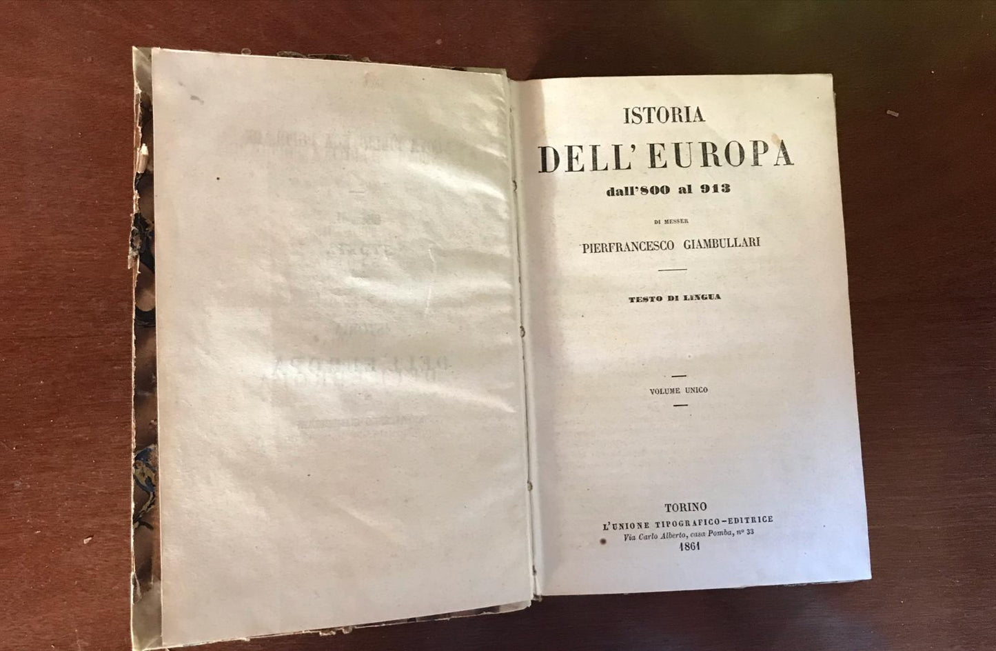 Istoria dell'Europa - copertina