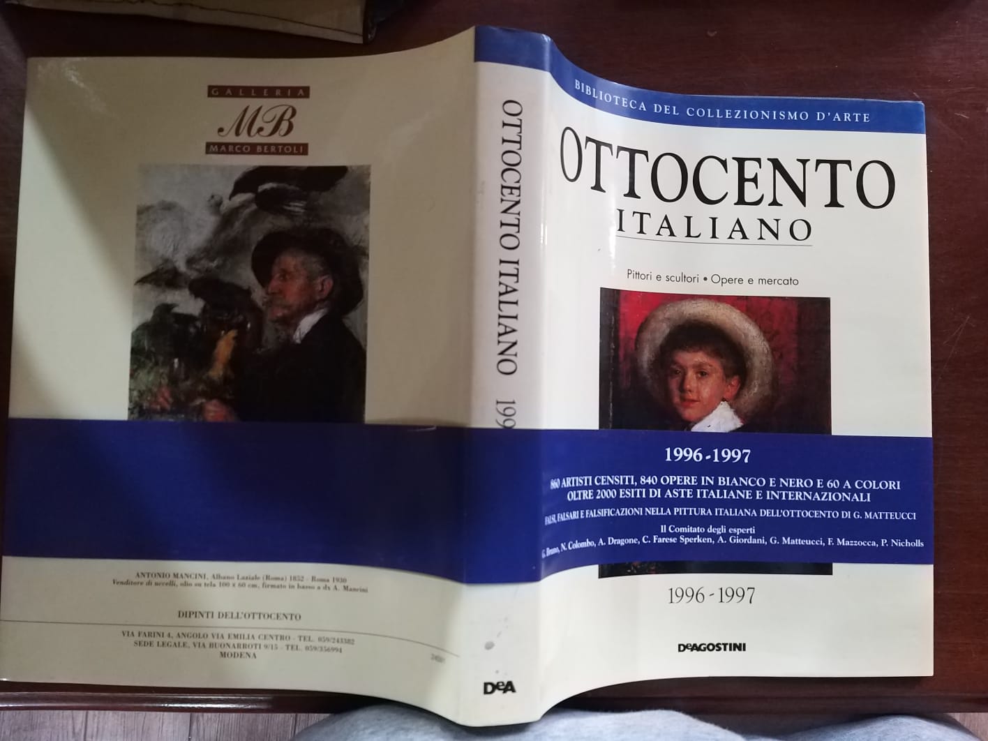 Ottocento italiano pittori e scultori - copertina