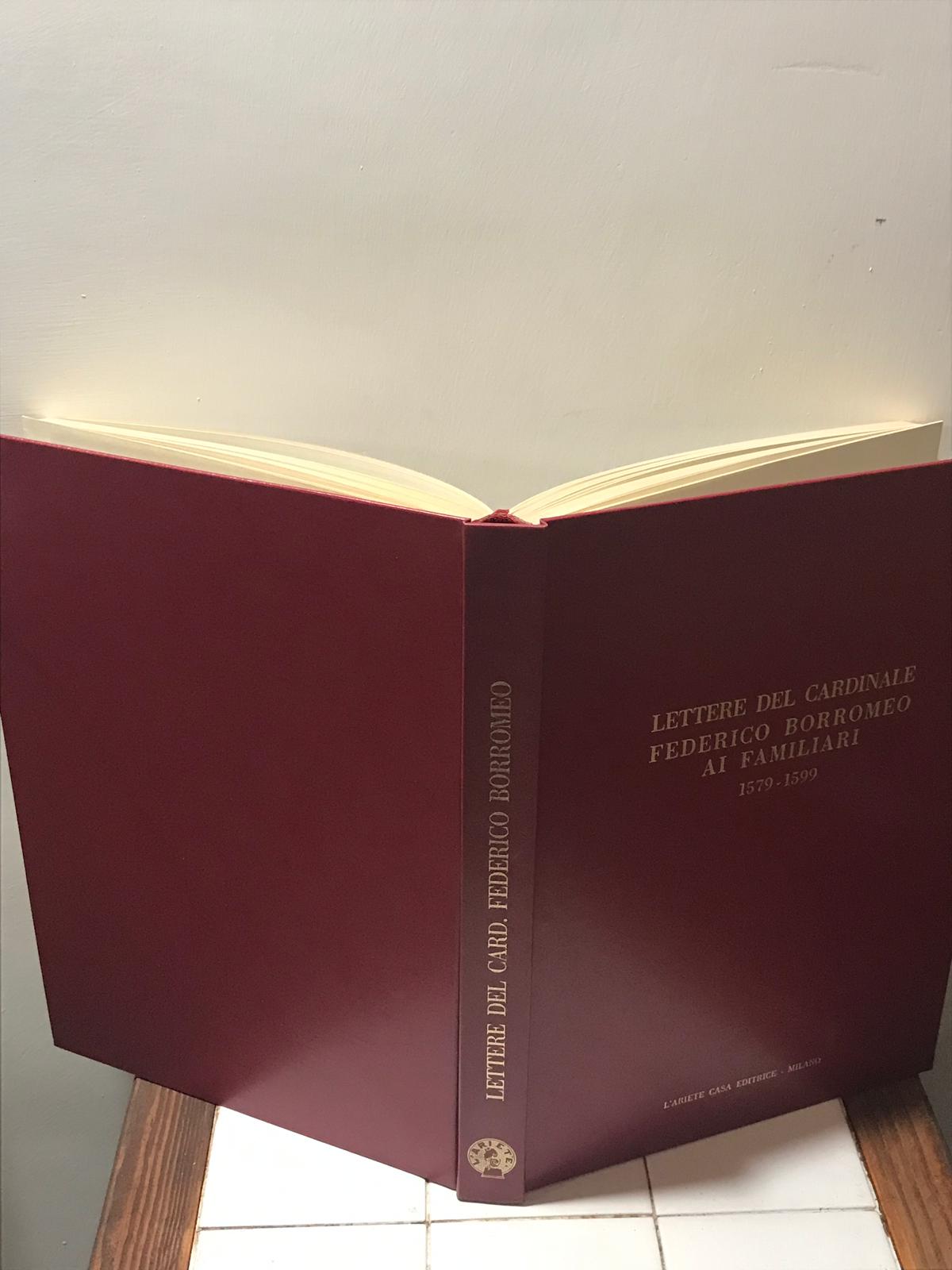 Lettere del cardinale Federico Borromeo ai famigliari - copertina