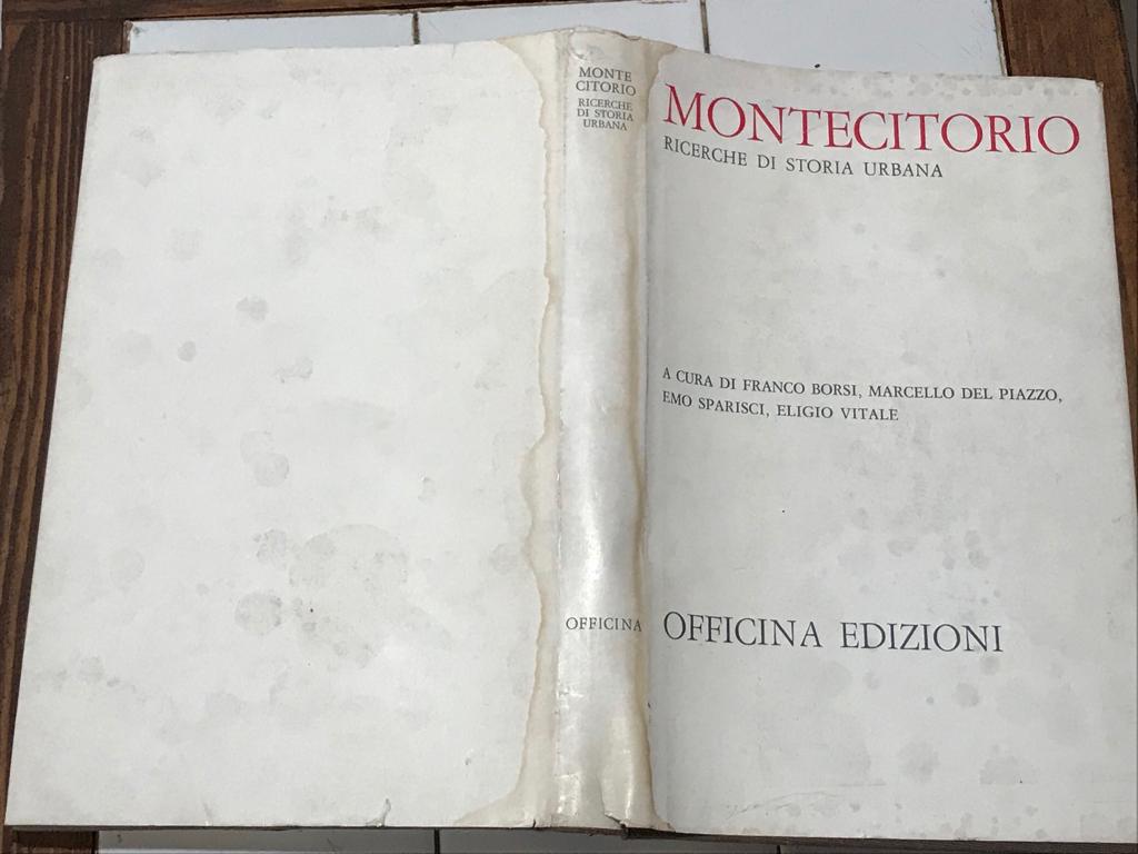 Montecitorio. Ricerche di storia urbana. - copertina