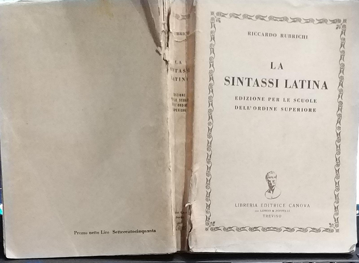 La sintassi latina - copertina