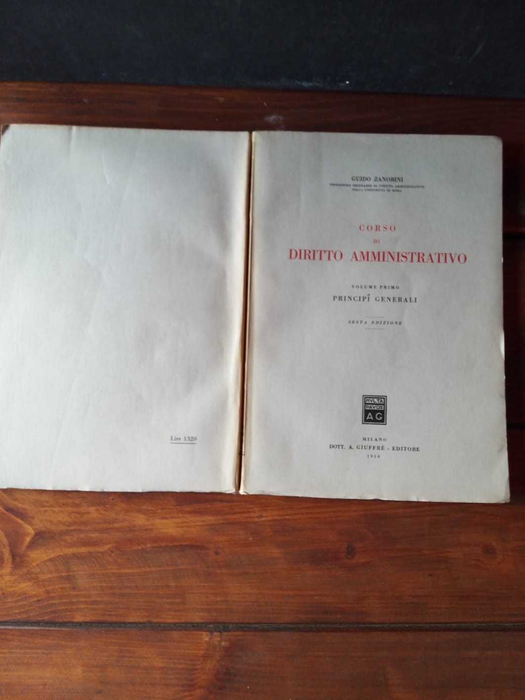 Corso di diritto amministrativo Prinicipi generali - copertina