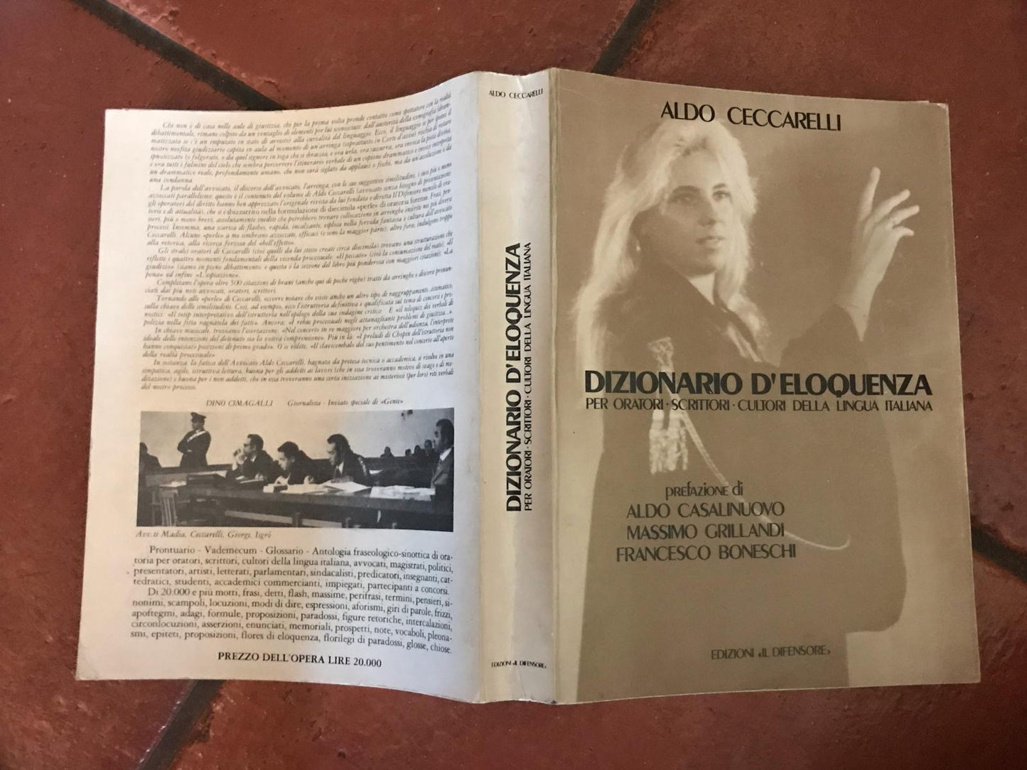 Dizionario dell'eloquenza - copertina