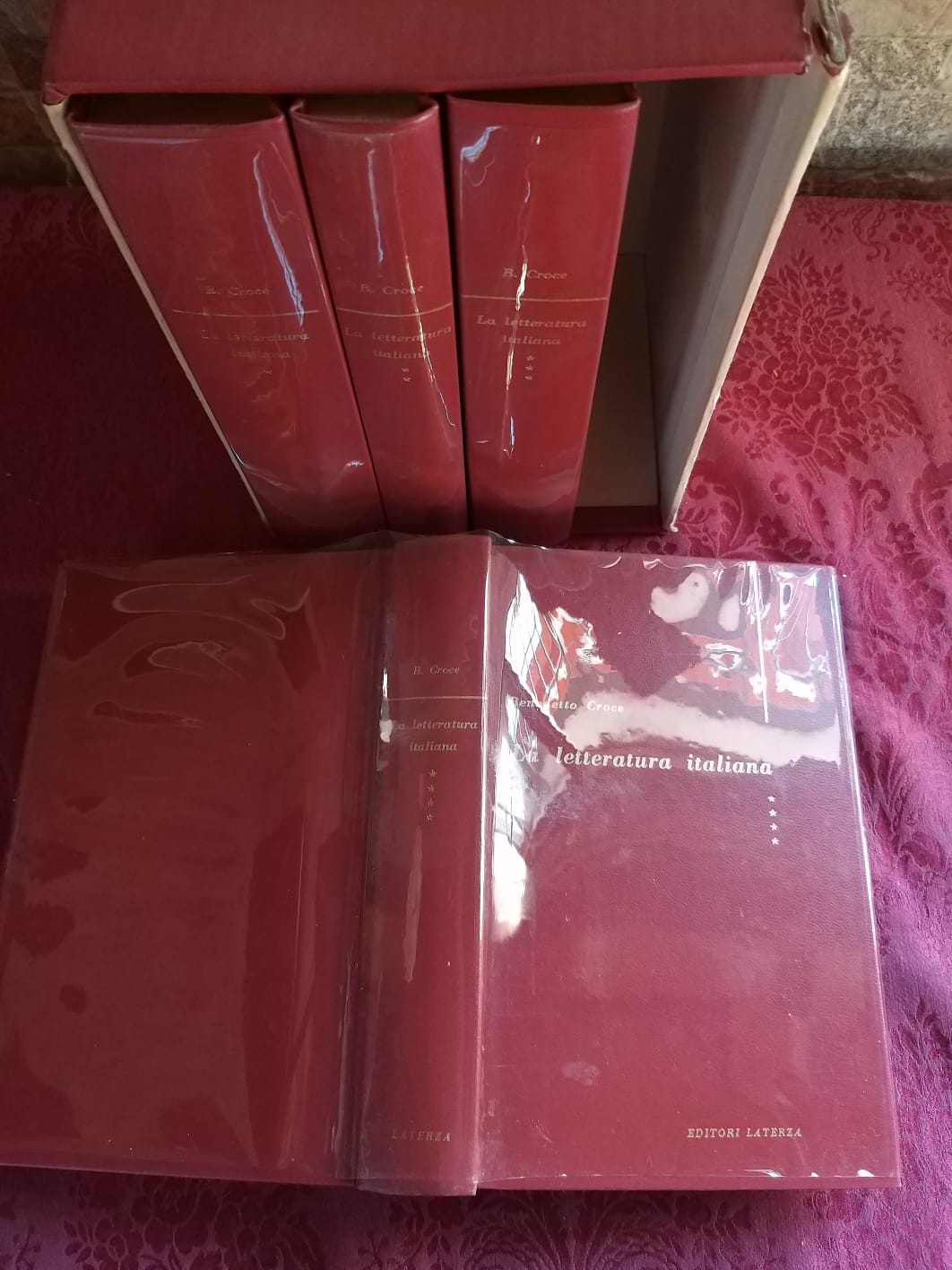 La letteratura italiana. 4 volumi - copertina