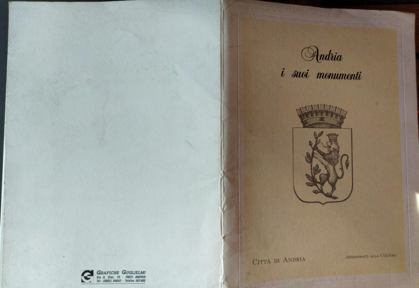Andria e i suoi monumenti - copertina