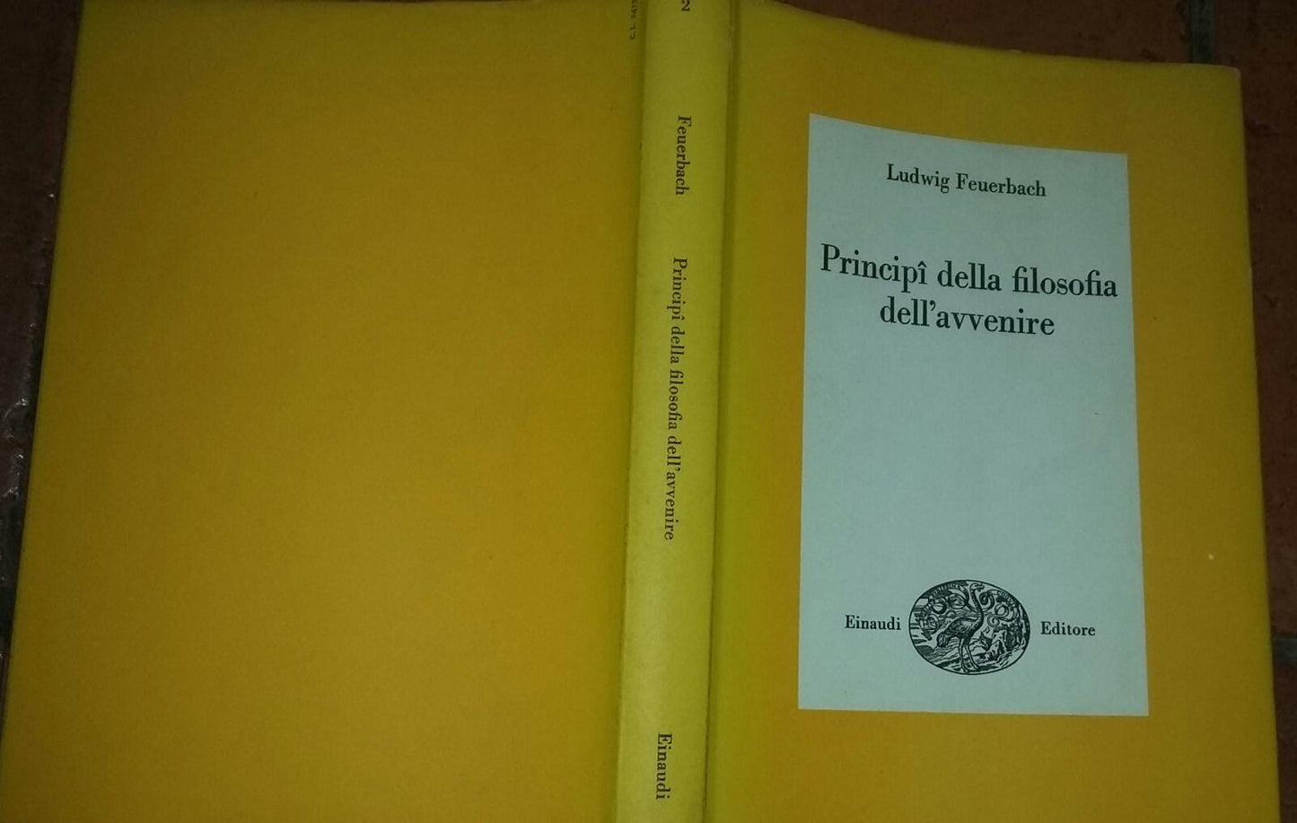 Principi della filosofia dell'avvenire - copertina