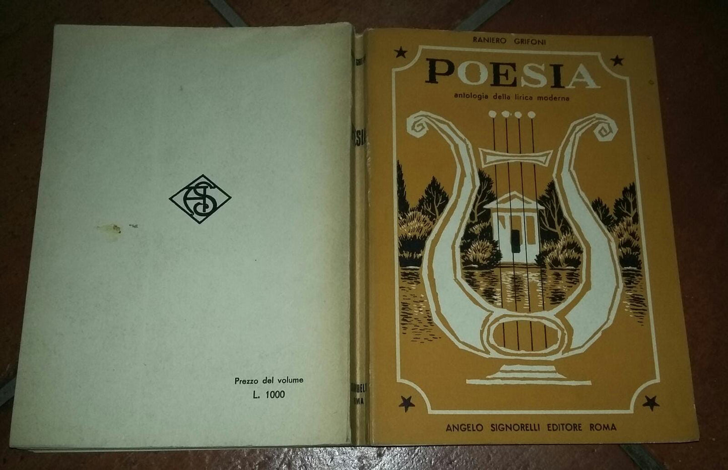 Poesia antologia della lirica moderna - copertina