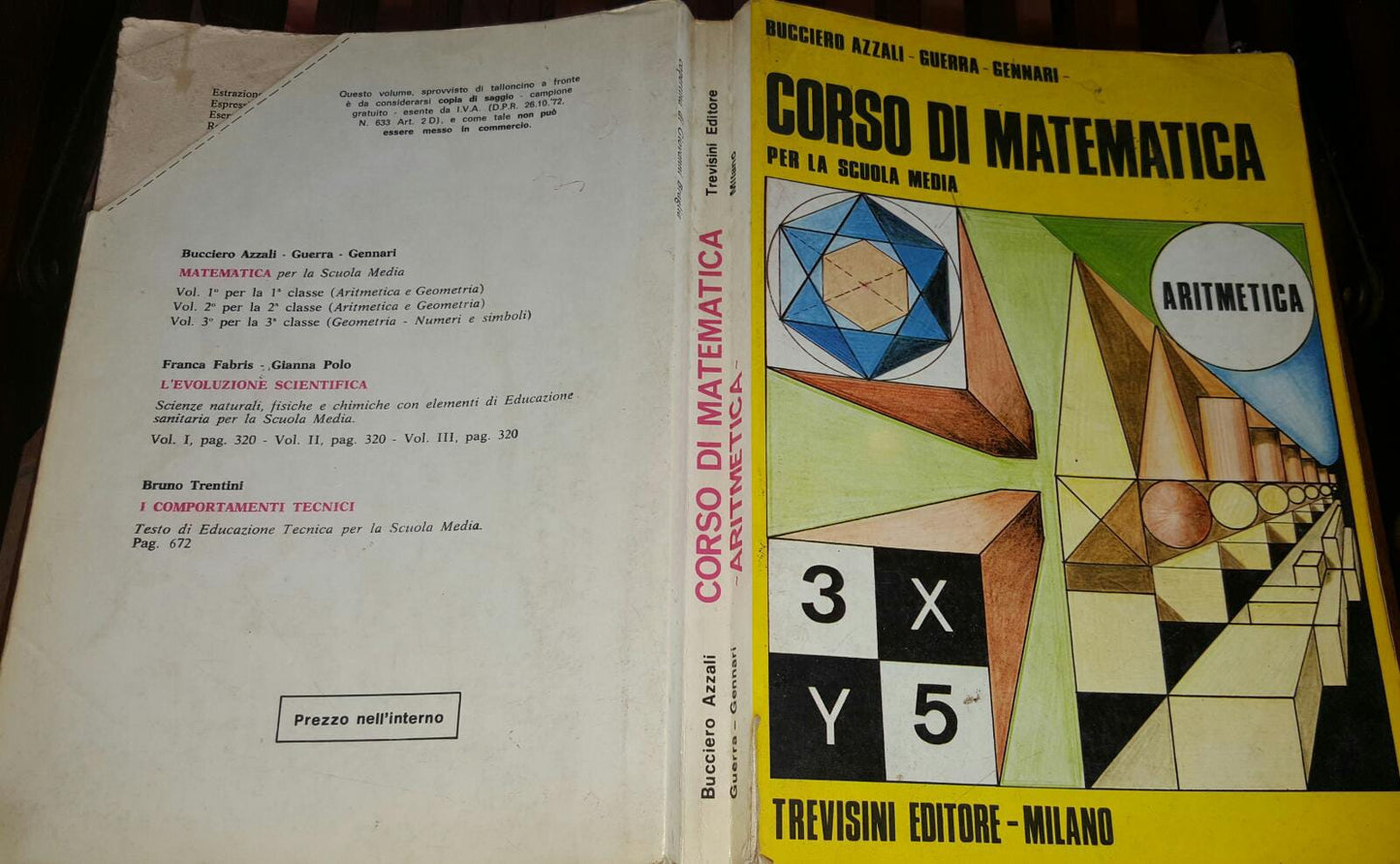 Corso di matematica per la scuola media - copertina