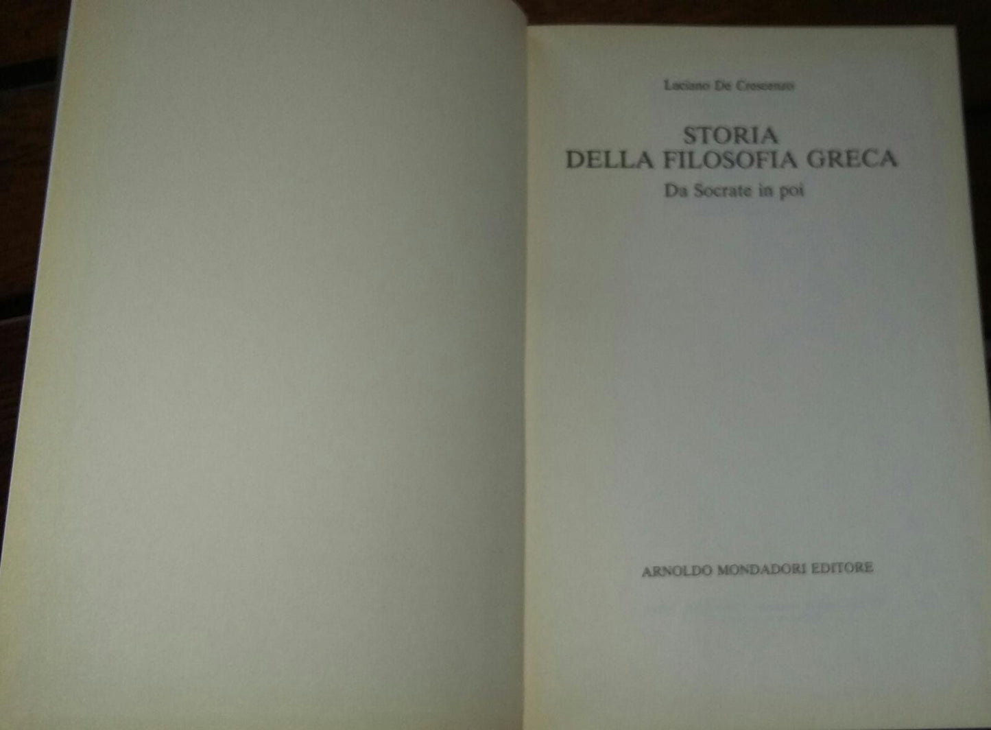Storia della filosofia greca. Da Socrate in poi - copertina