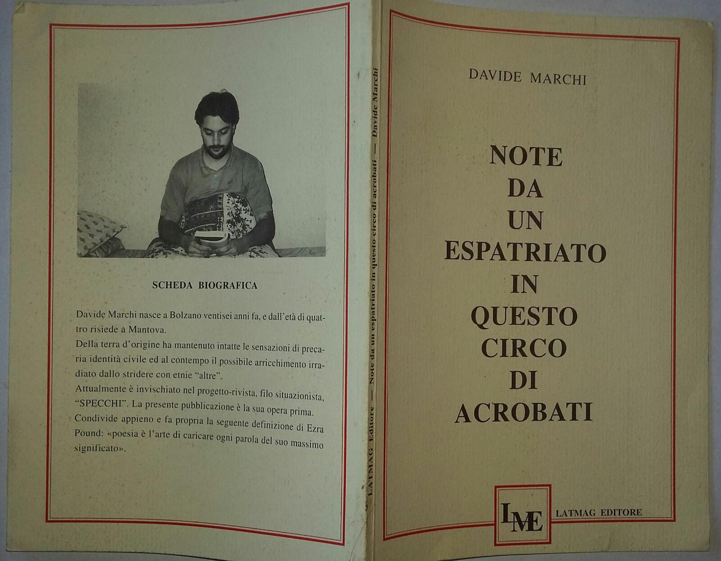 Note da un espatriato in questo circo di acrobati - copertina