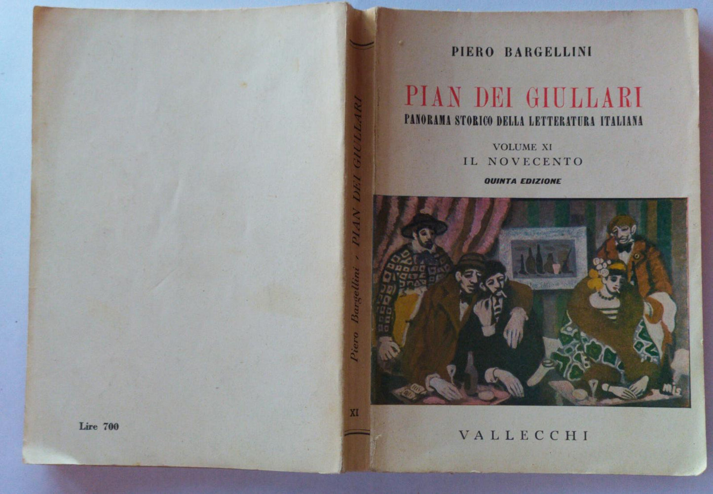 Pian dei giullari Panorama storico della letteratura italiano - copertina