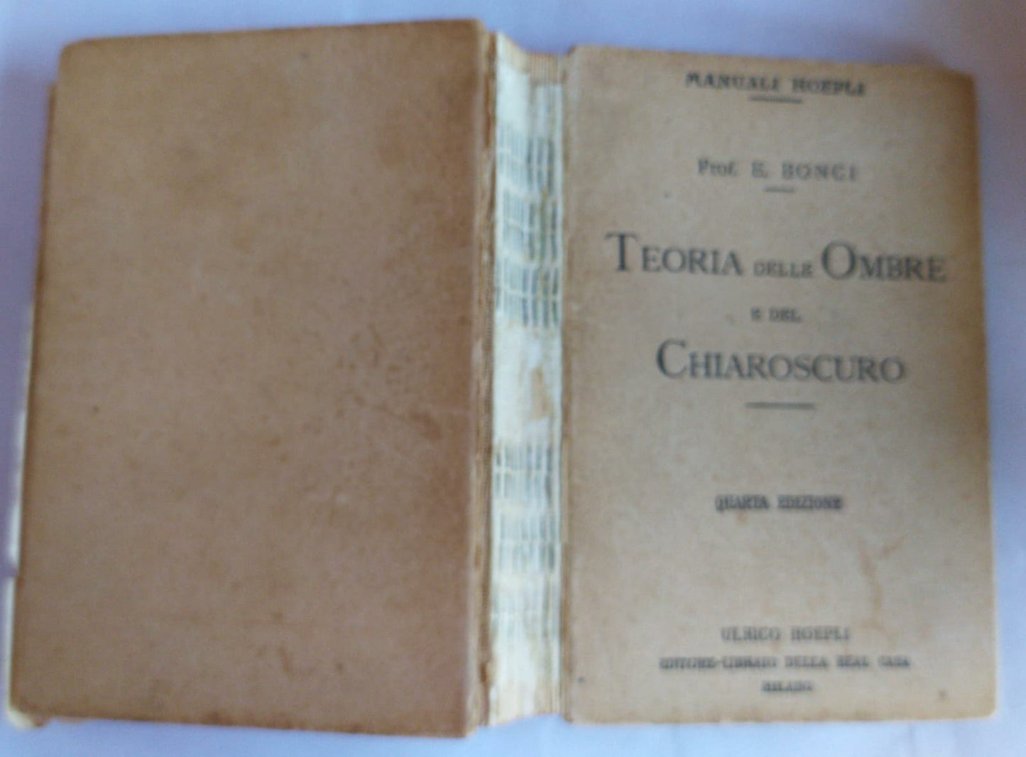 Teoria delle ombre e del chiaroscuro - copertina