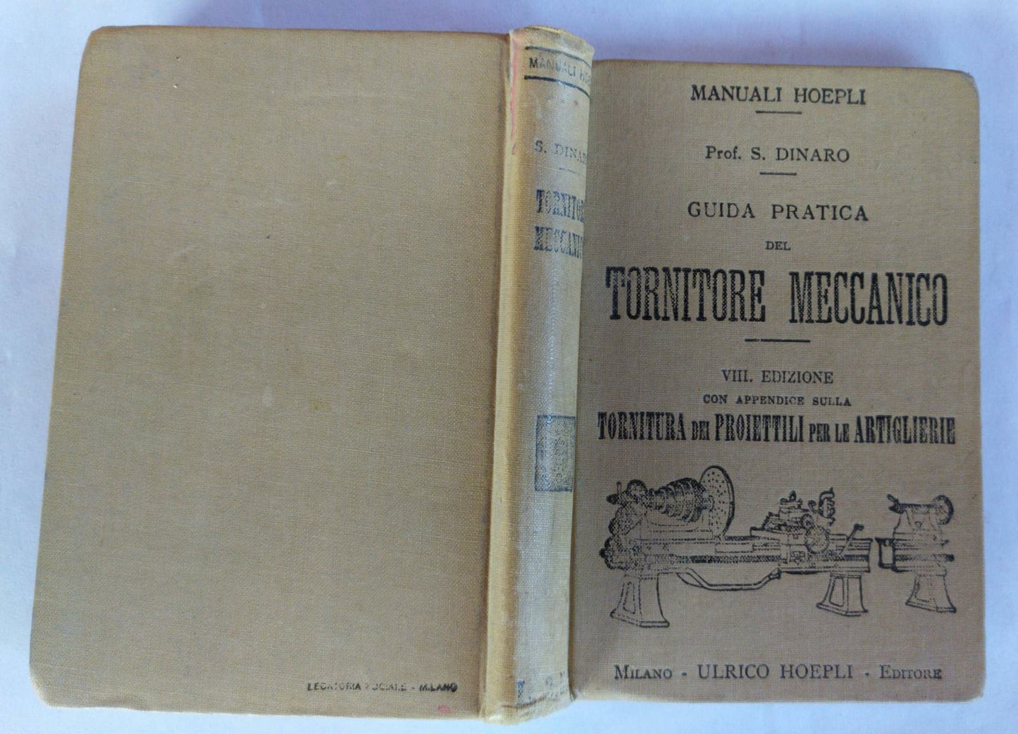 Guida pratica del tornitore meccanico - copertina