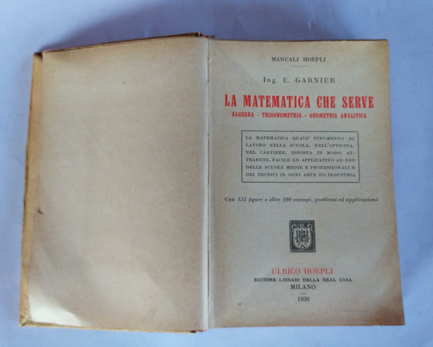 La matematica che serve Algebra-Trigonometria-Geometria analitica - copertina