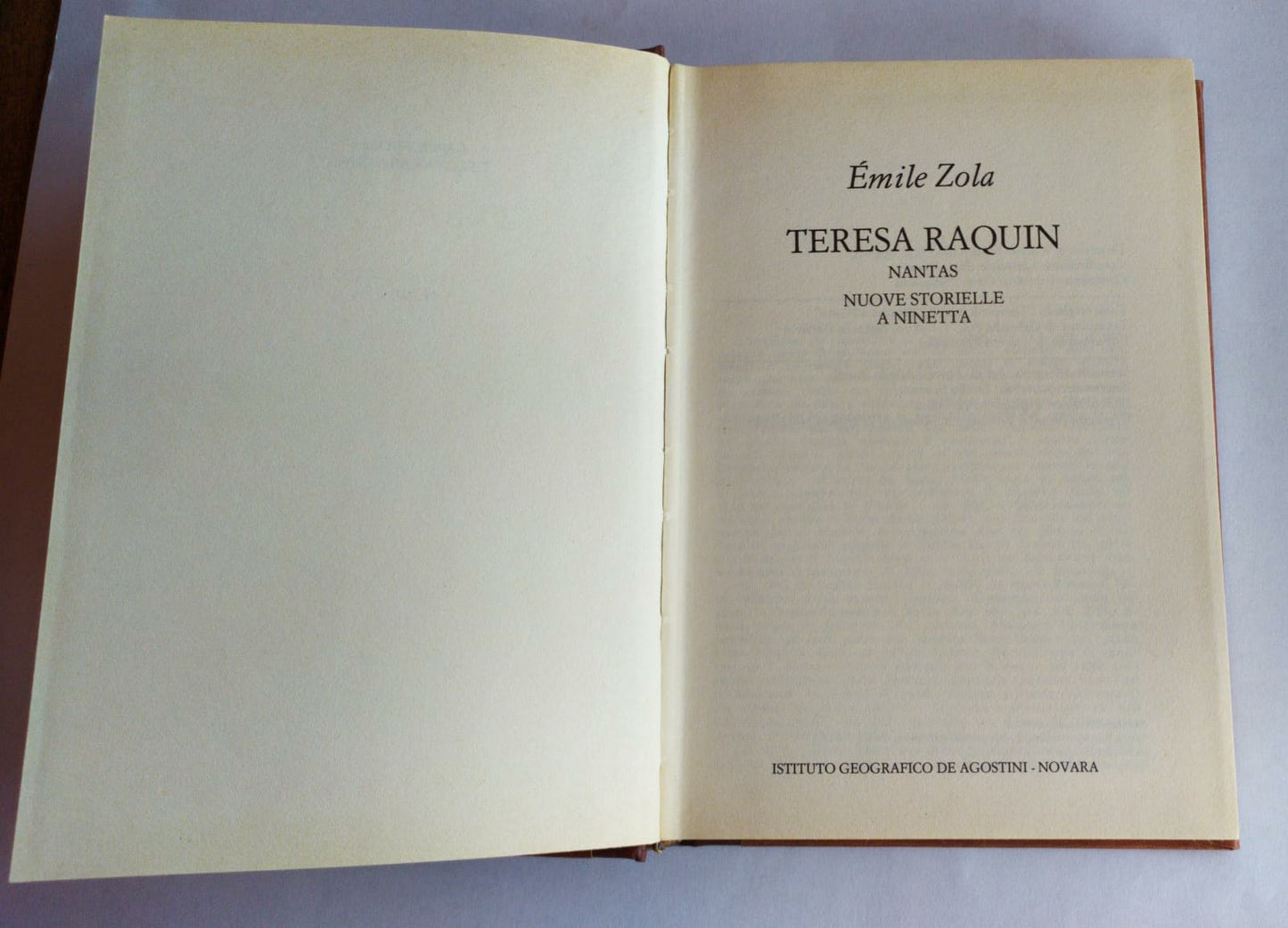 Teresa Raquin - copertina