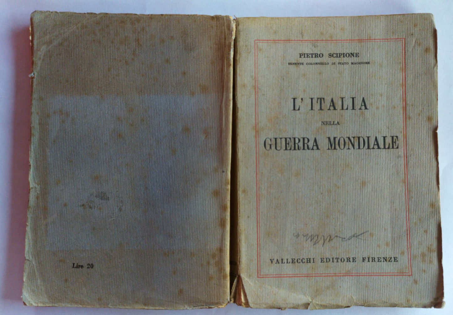 L'Italia nella guerra mondiale - copertina